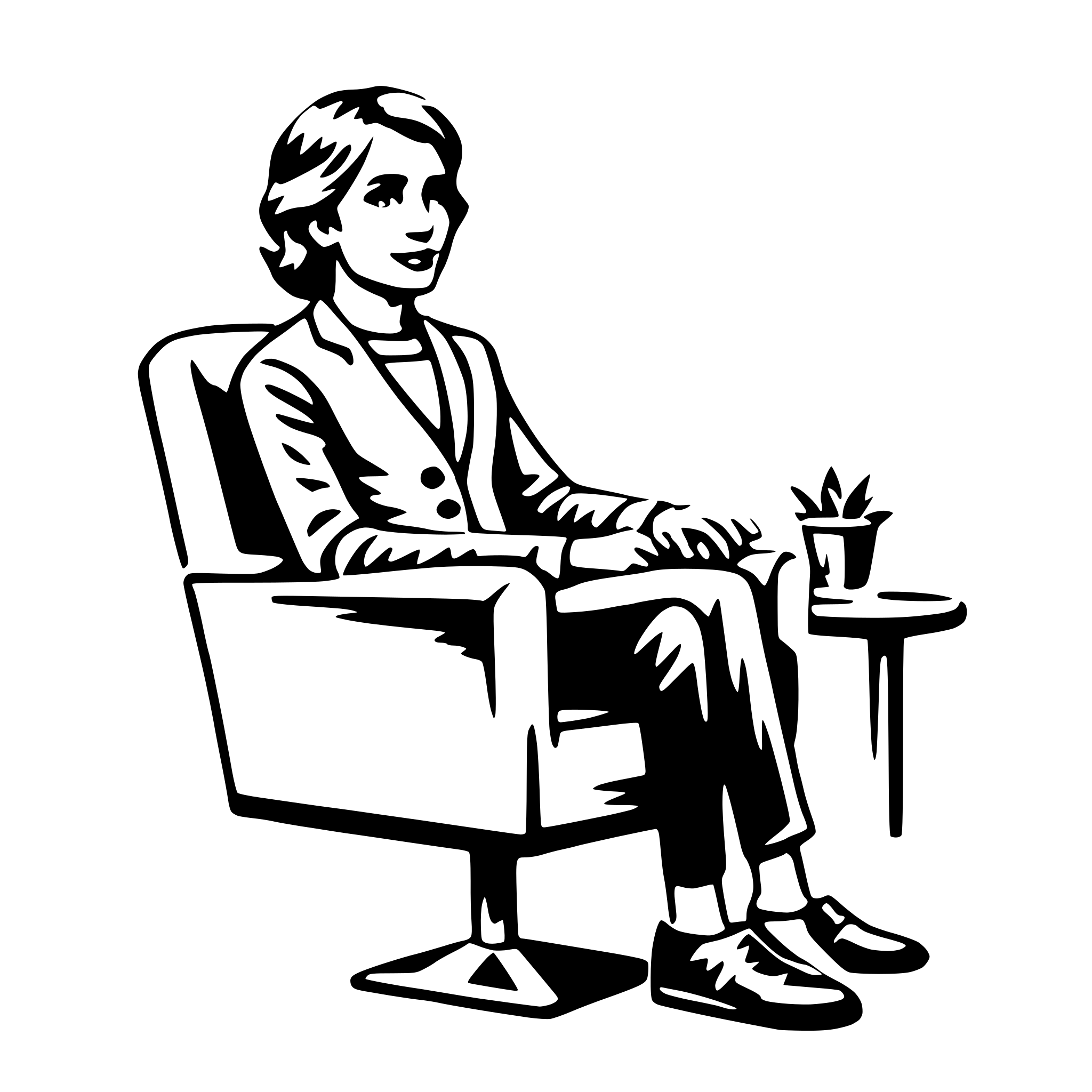 AI-generated SVG of 'therapist'