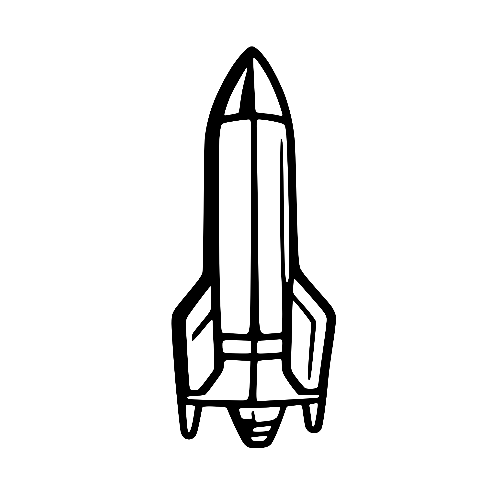 AI-generated SVG of a rocket