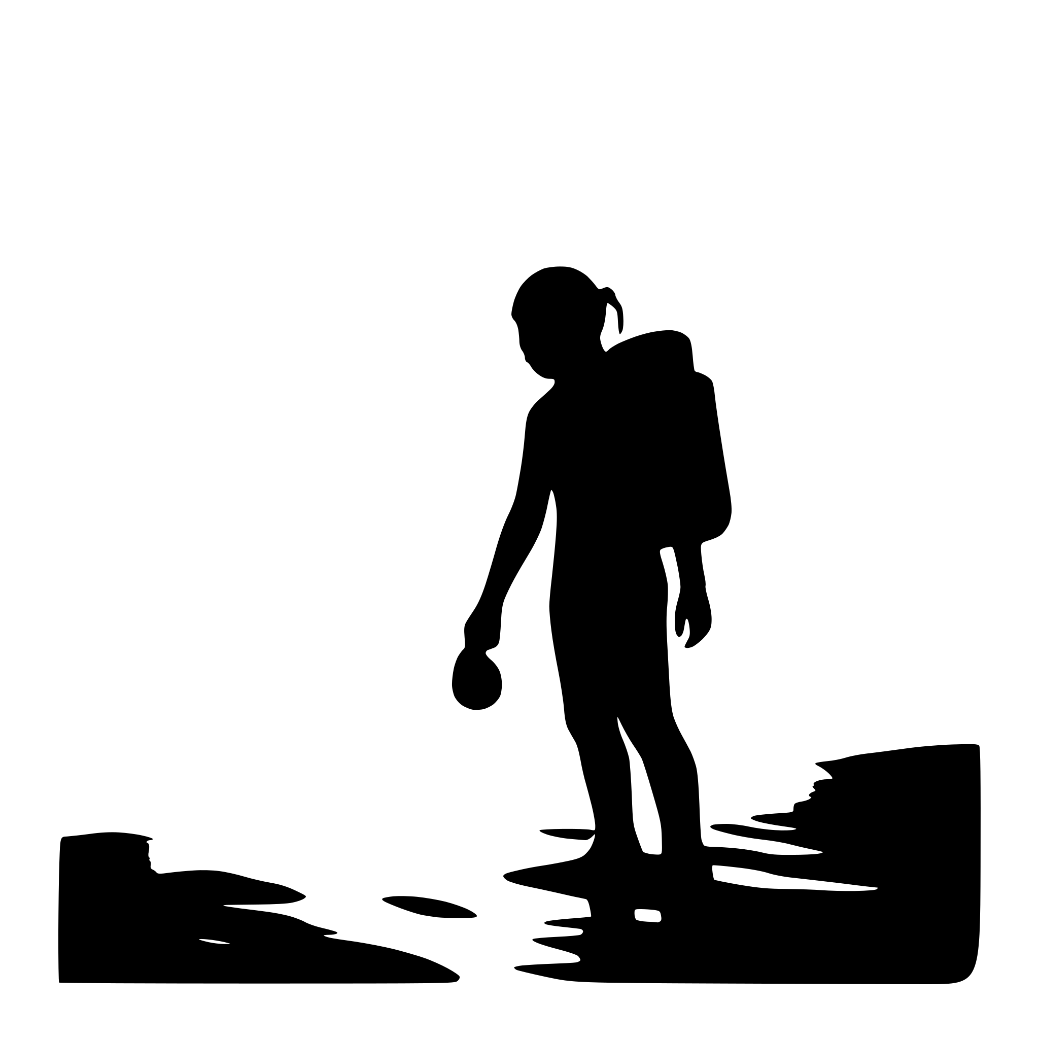 AI-generated SVG of a diver exploring ocean depths