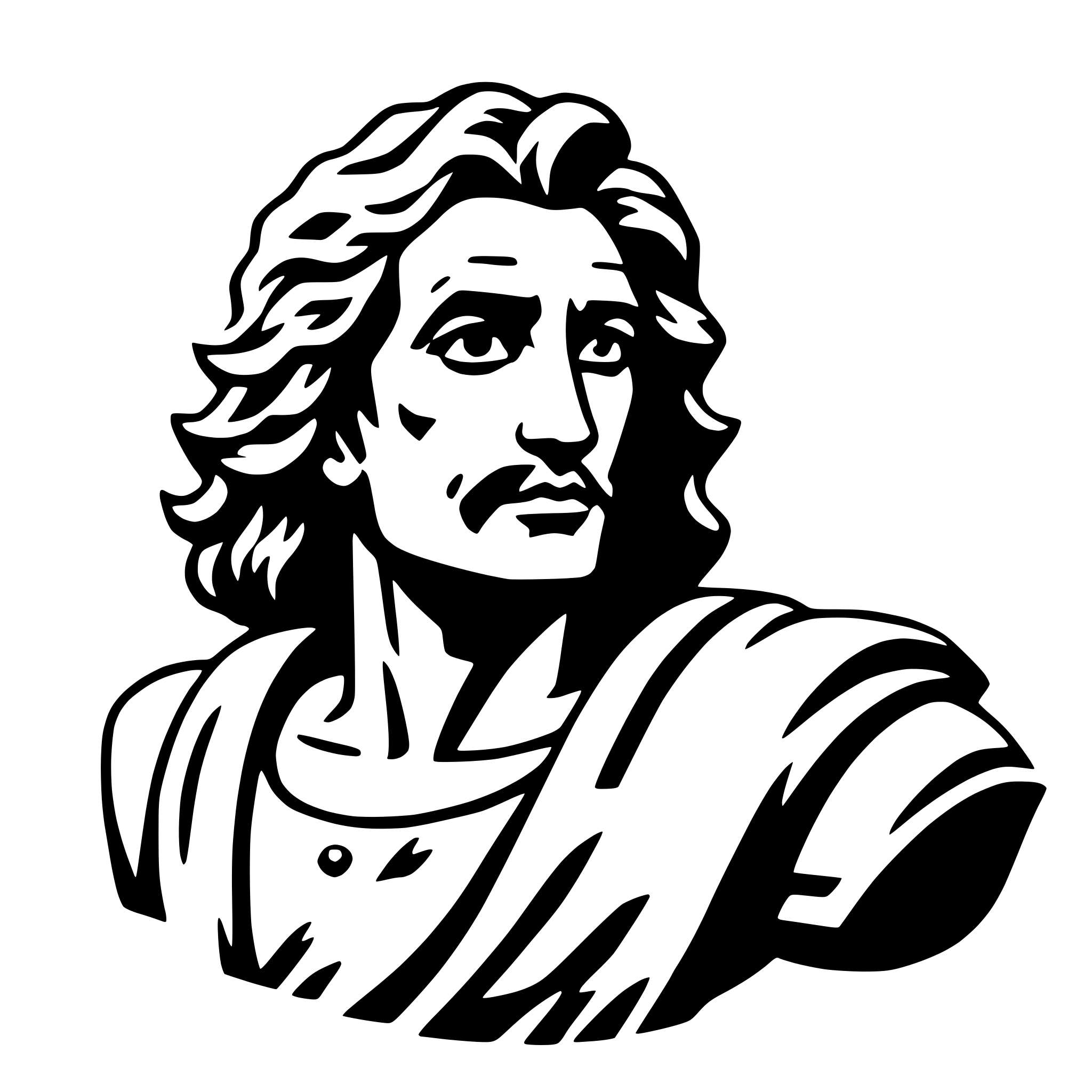 AI-generated SVG of 'poseidon'
