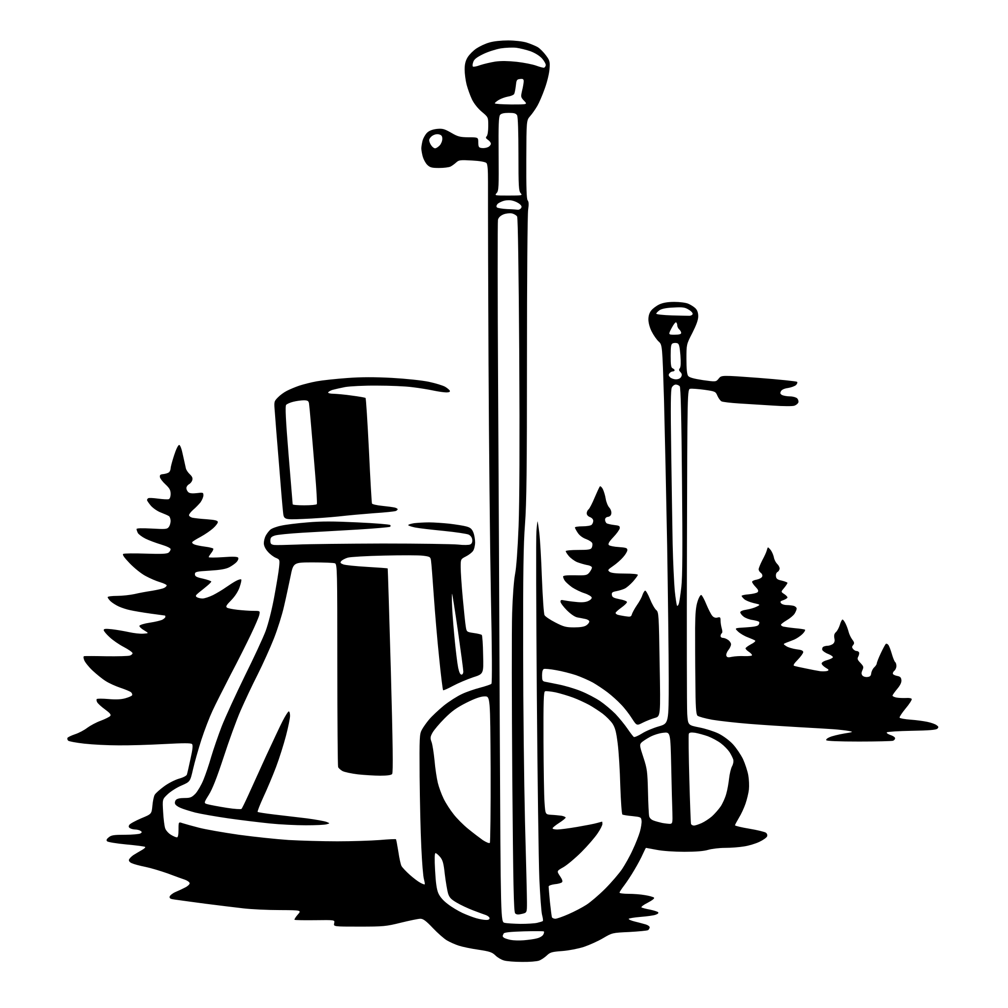 AI-generated SVG of a trombone