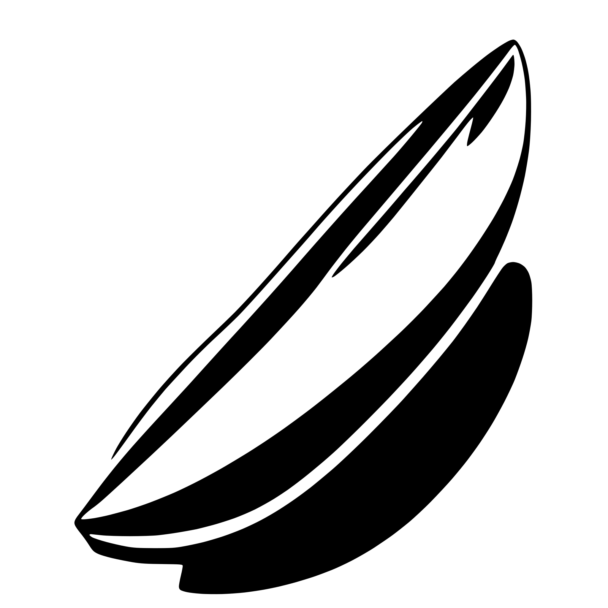 AI-generated SVG of 'surfboard'