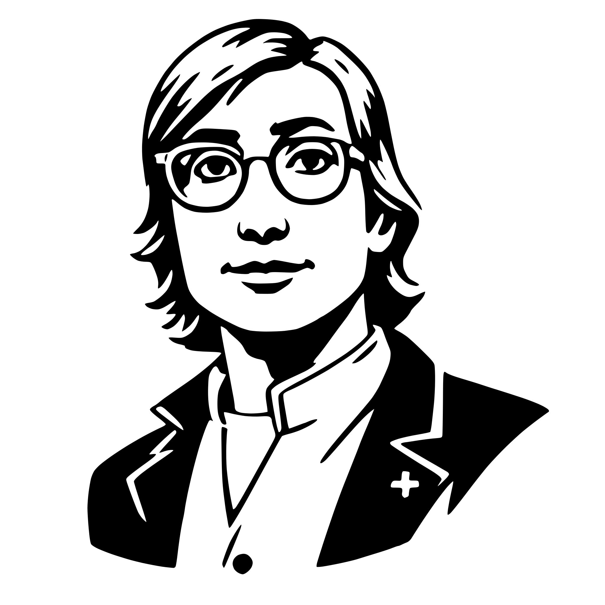 AI-generated SVG of a epidemiologist
