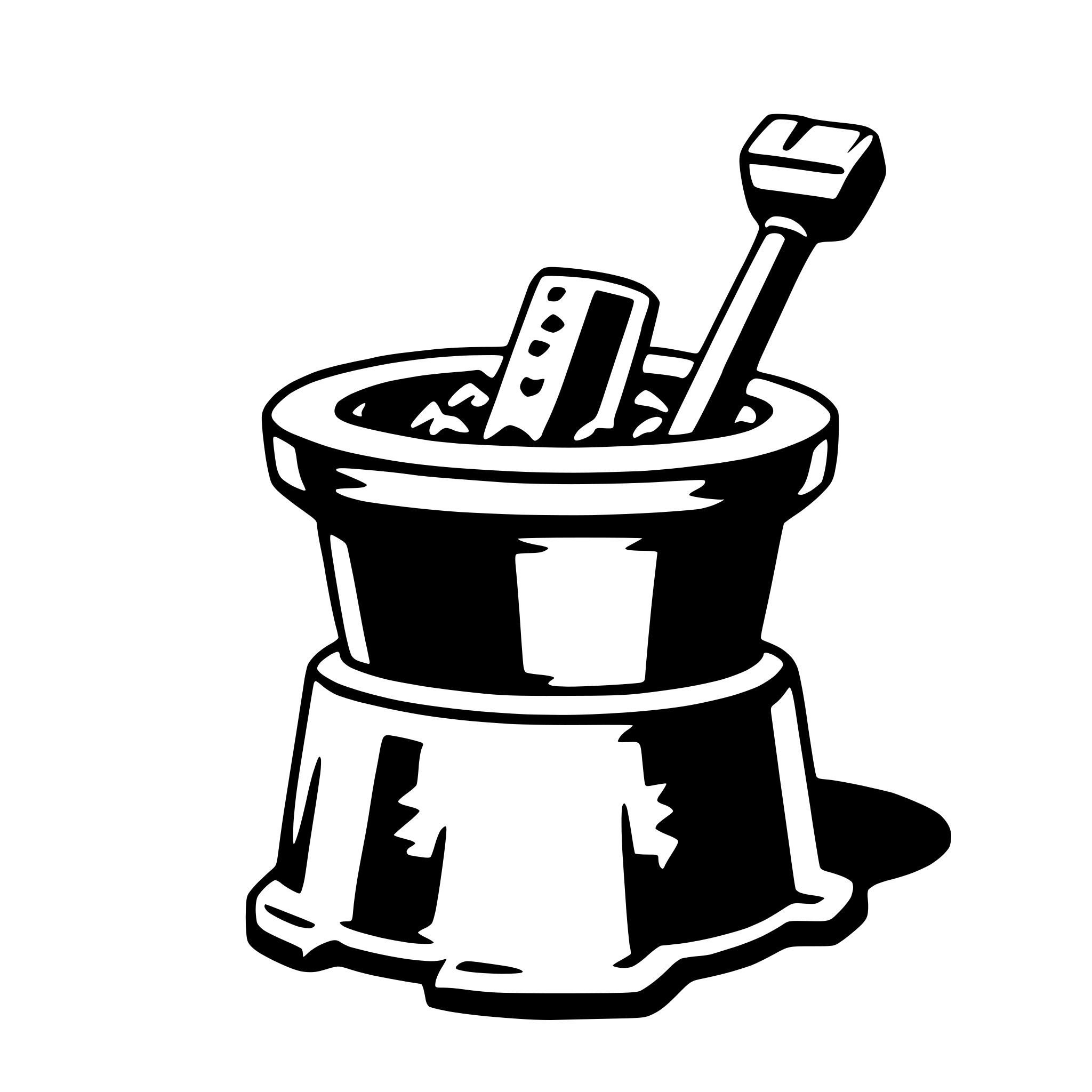 AI-generated SVG of 'mortar'