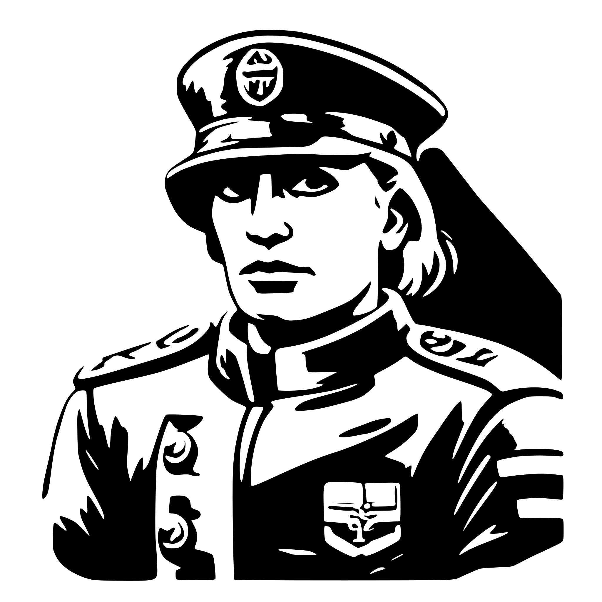 AI-generated SVG of a USMC