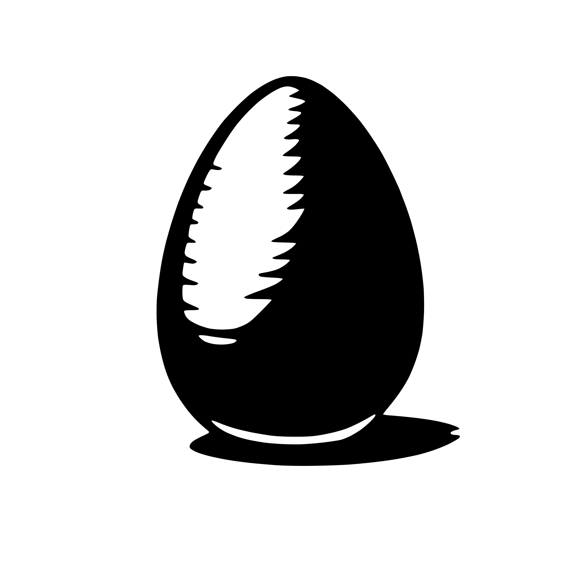 AI-generated SVG of a egg
