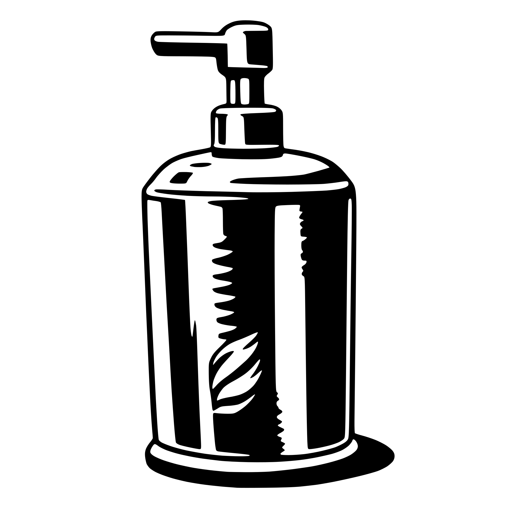 AI-generated SVG of 'liquid soap'