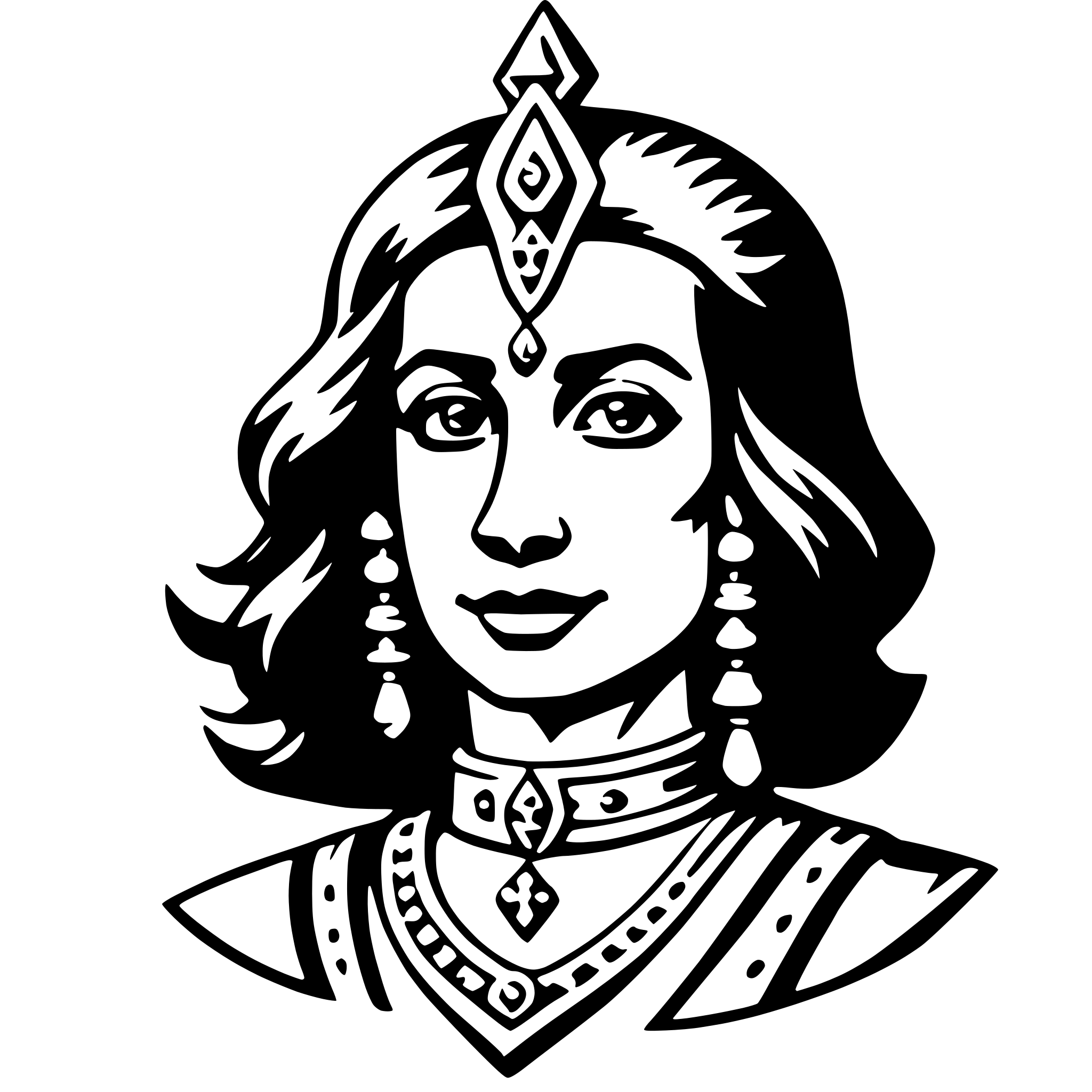 AI-generated SVG of 'indra'