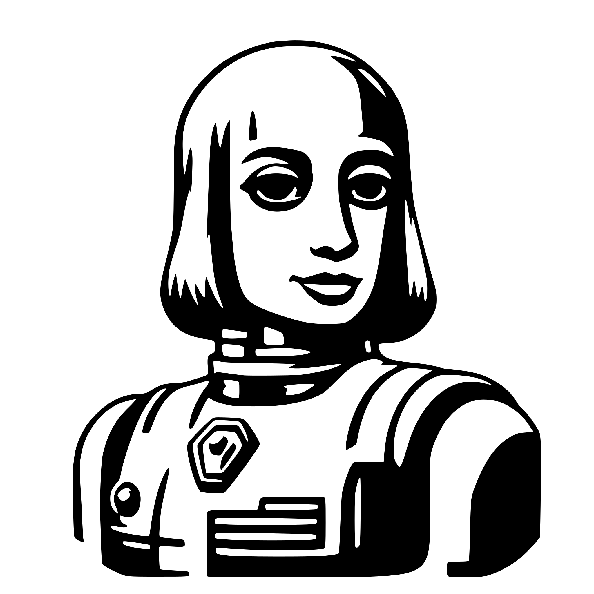 AI-generated SVG of a AI