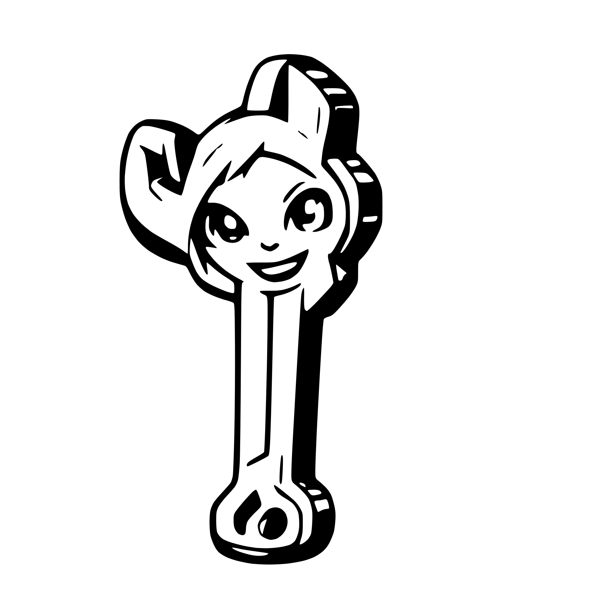 AI-generated SVG of a wrench