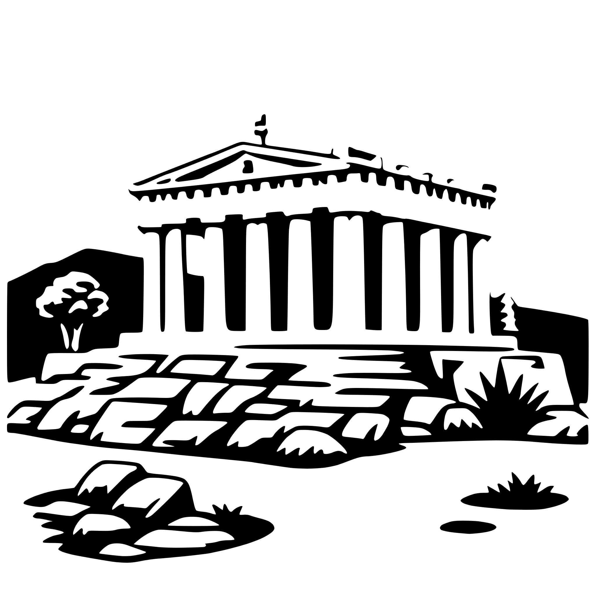 AI-generated SVG of a acropolis of athens