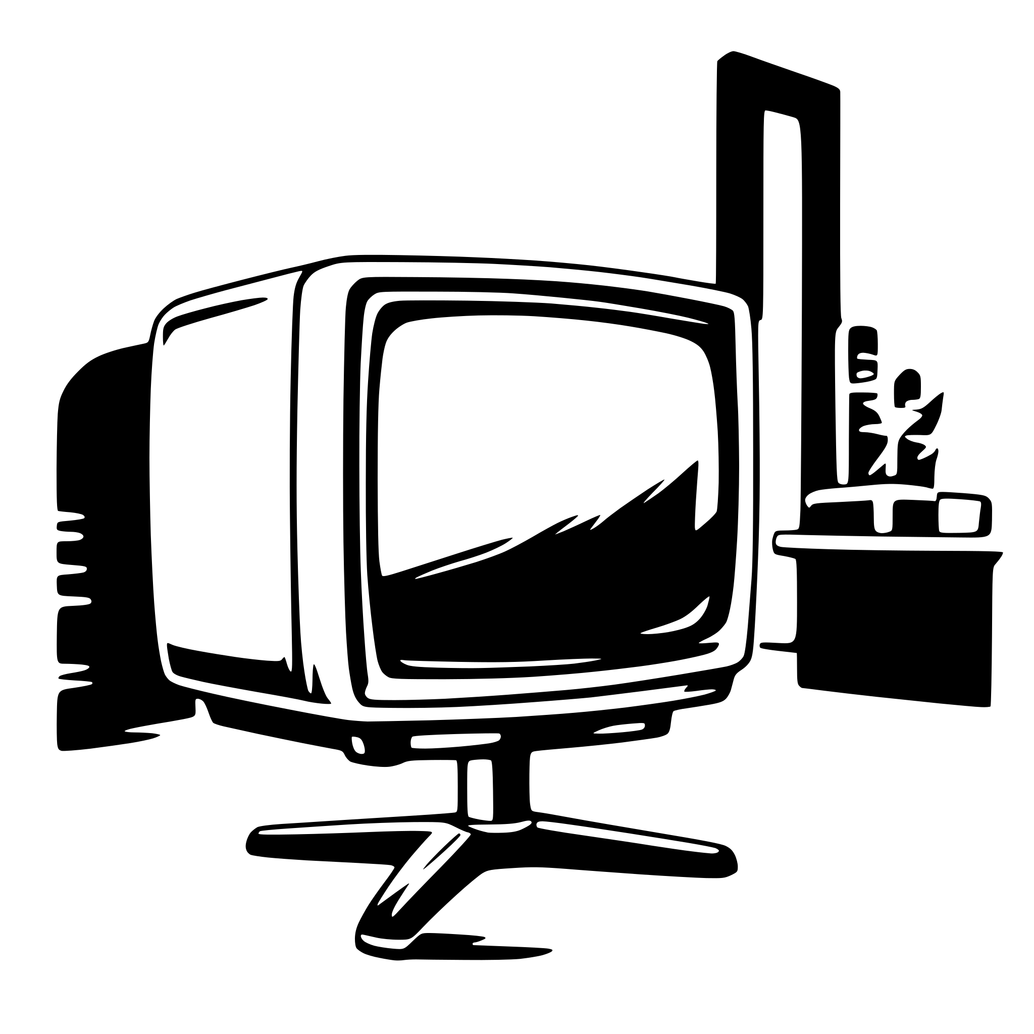 AI-generated SVG of a tv