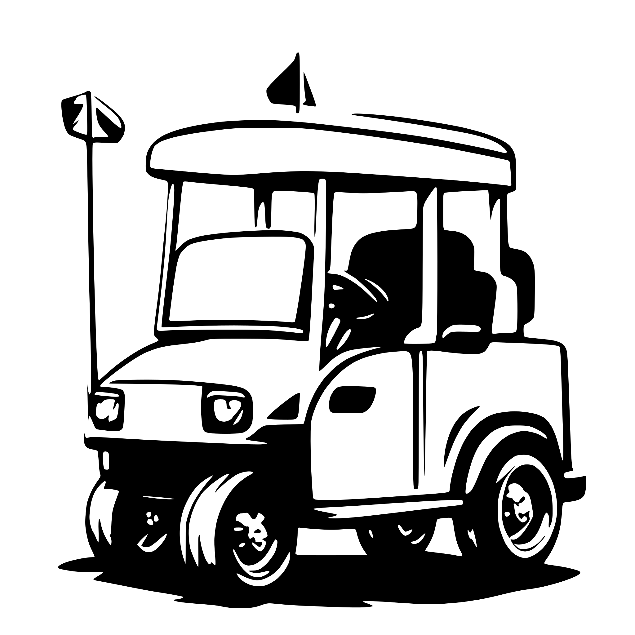 AI-generated SVG of 'Golf Cart Safety Tips Symbols and Shapes'