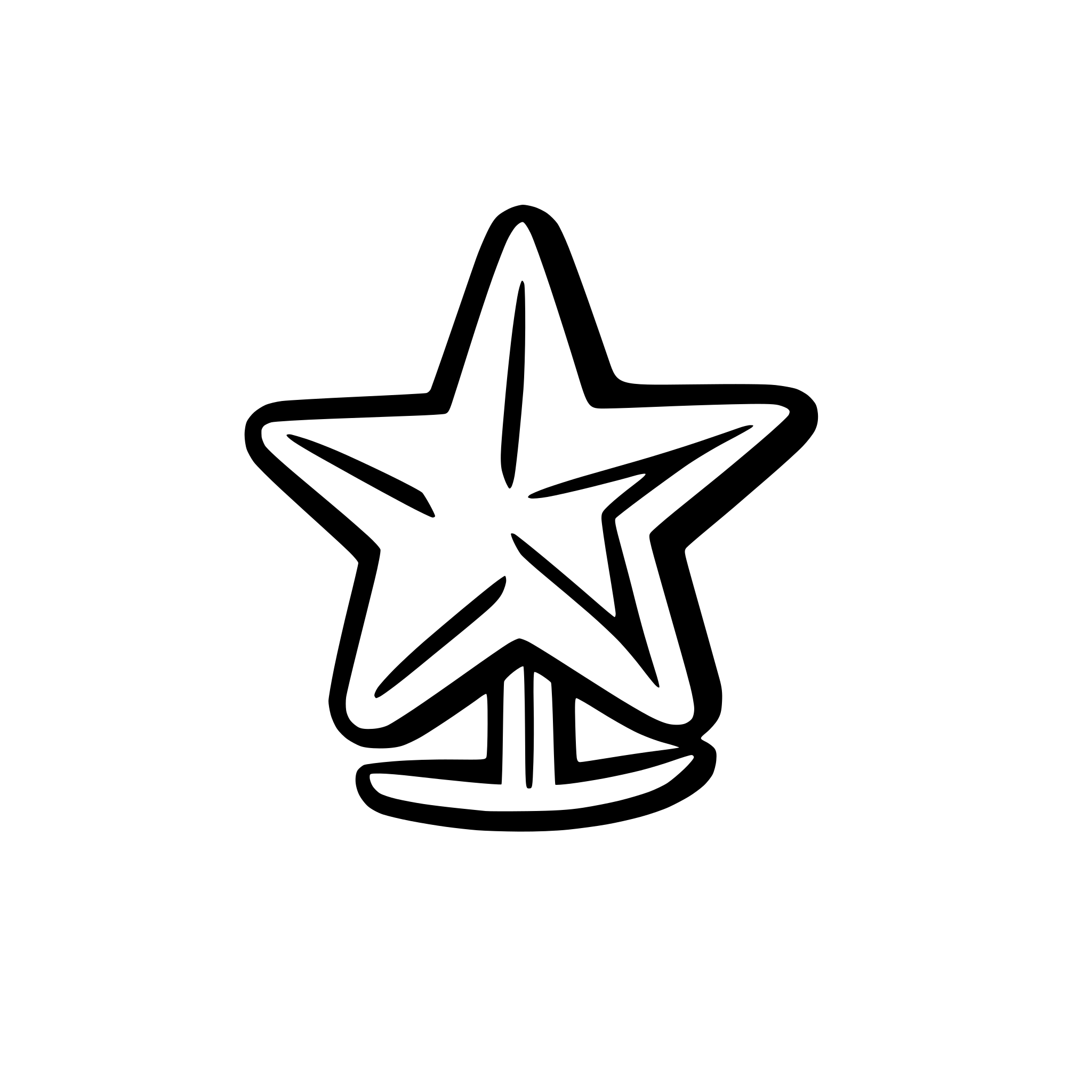 AI-generated SVG of a simple the star logo ico svg