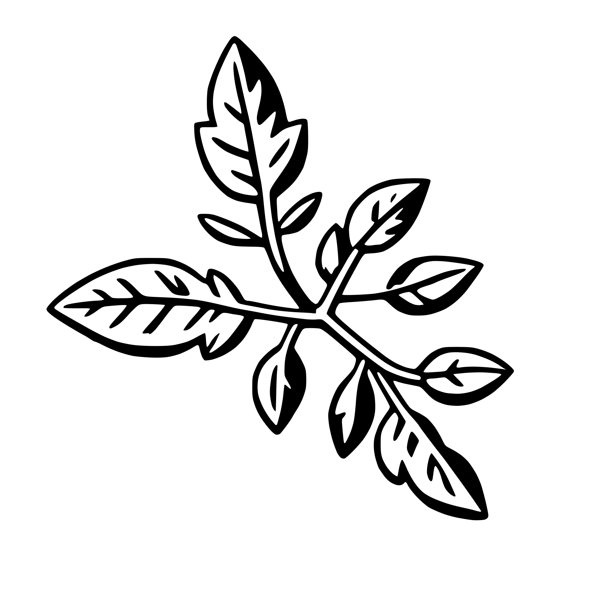AI-generated SVG of 'mistletoe'