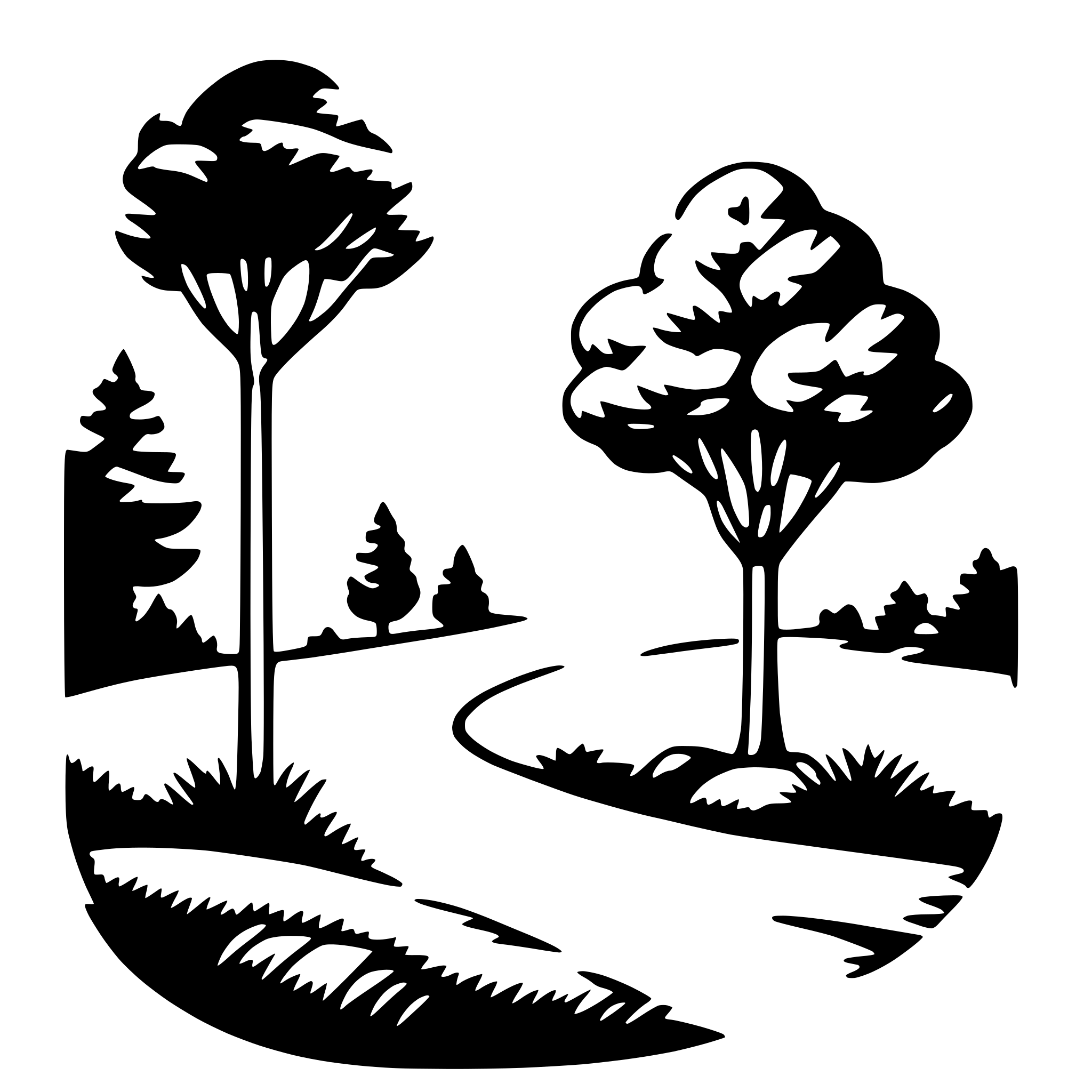 AI-generated SVG of a nature beauty