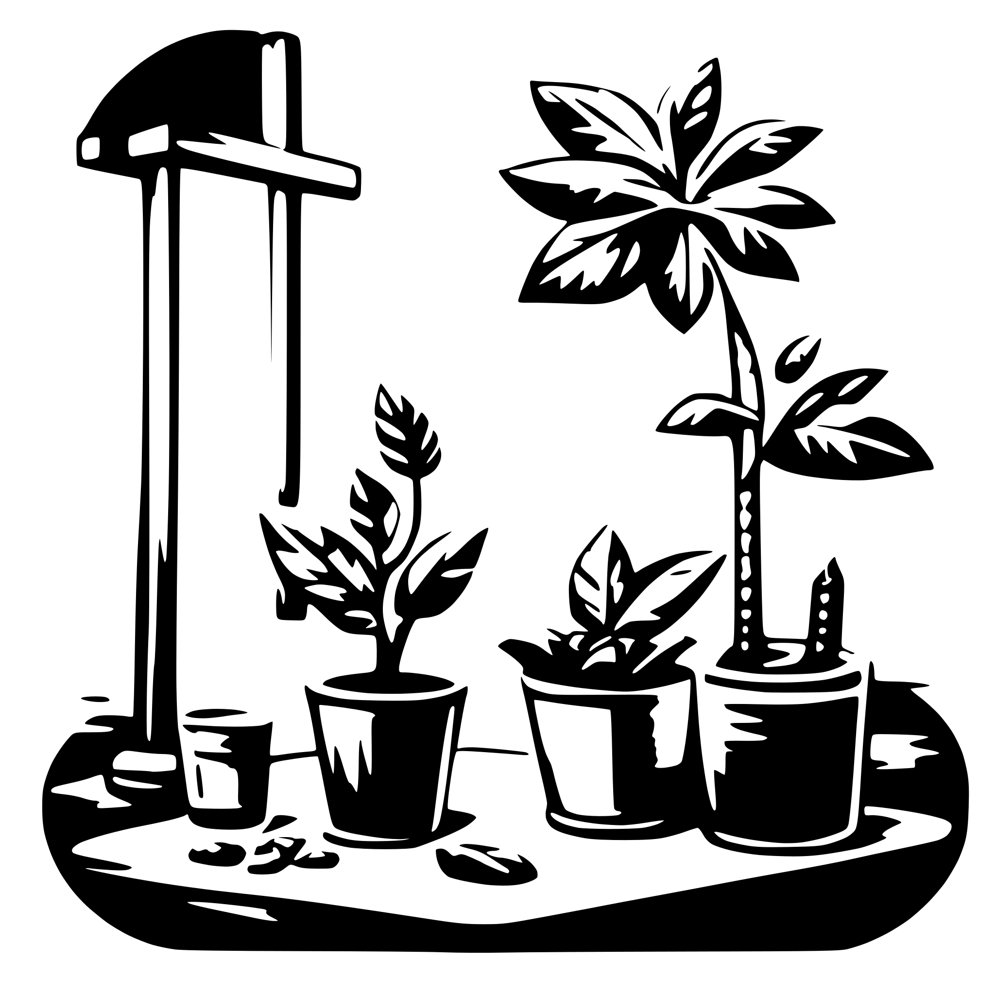 AI-generated SVG of 'thematic study'