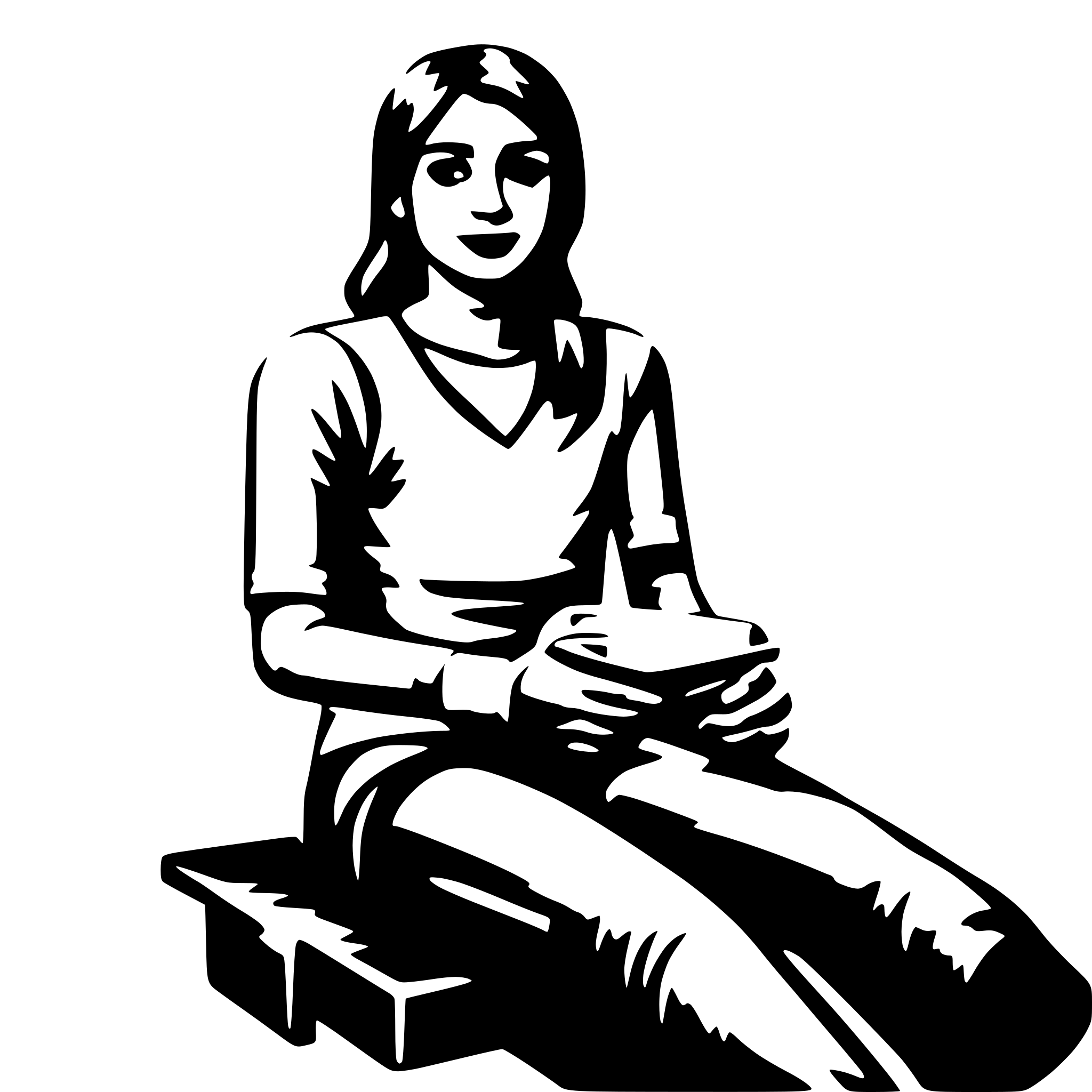 AI-generated SVG of 'Blood donating person'