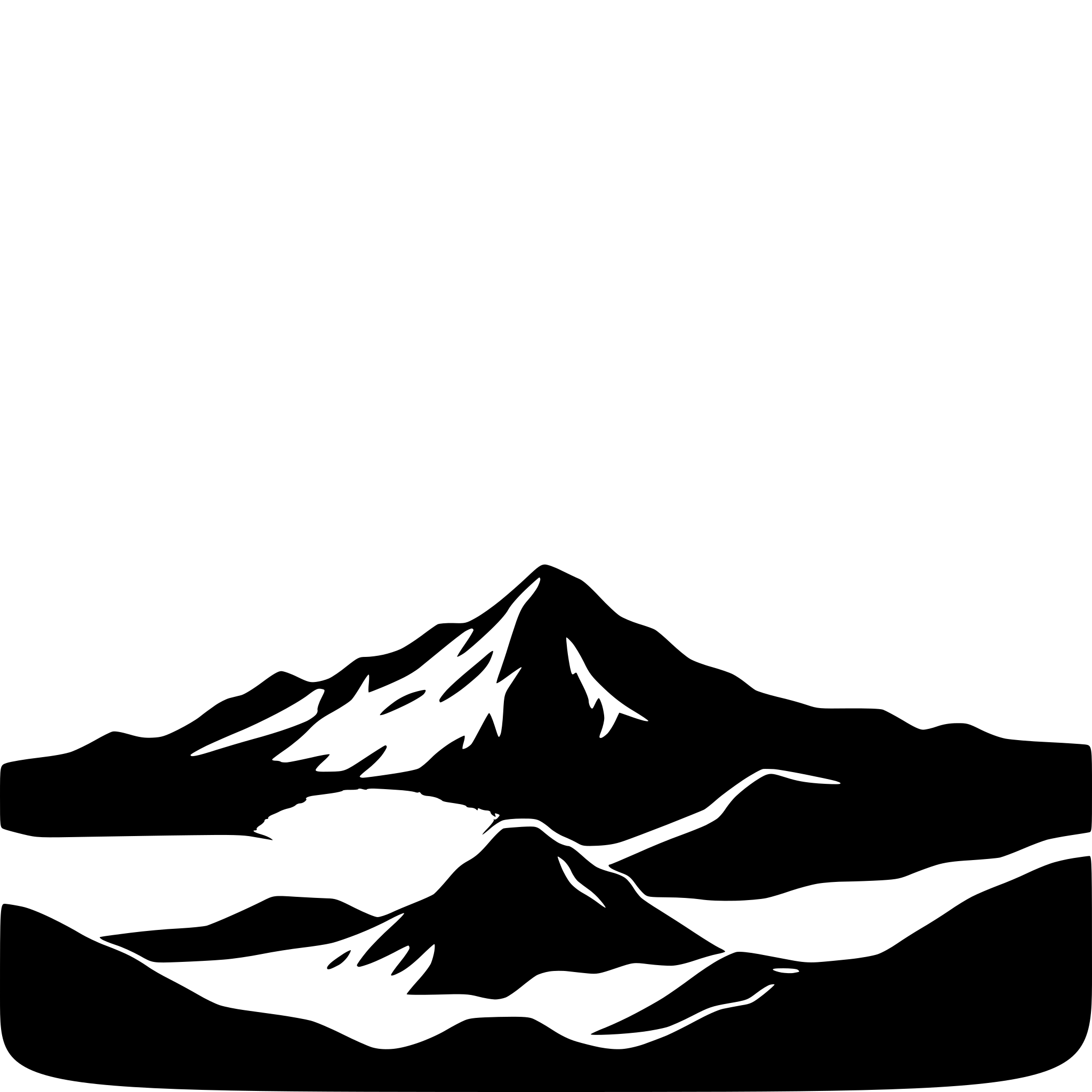 AI-generated SVG of 'mountain range under starry sky'