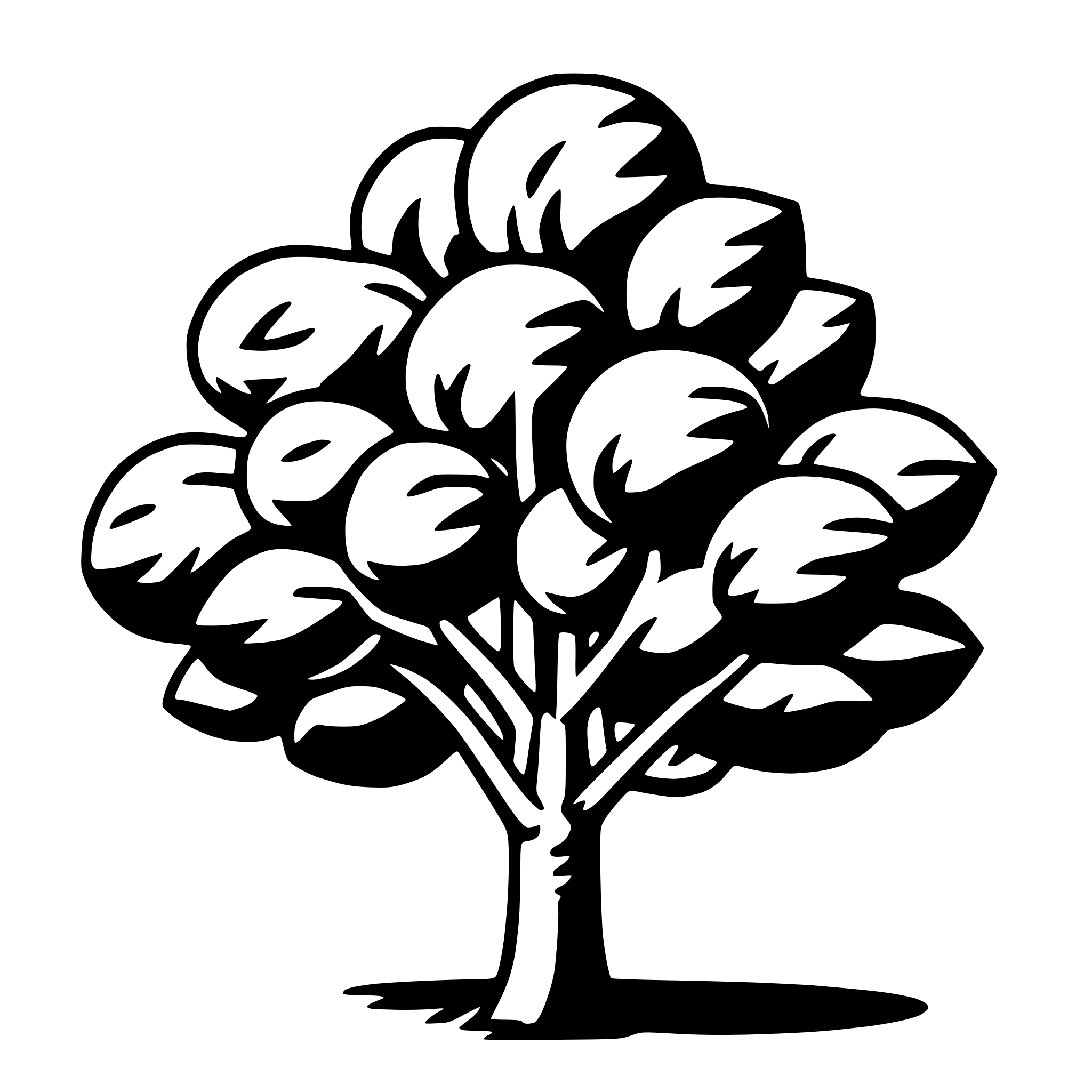 AI-generated SVG of 'apple tree'