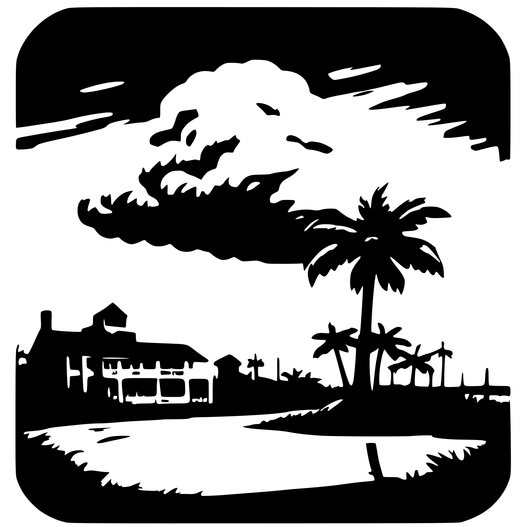 AI-generated SVG of a Please create a flat vector capturing the atmosphere of an impending hurricane. The design should feature dark, swirling hurricane clouds looming over an old, worn-down an old hotel, surrounded by a rugged, swampy landscape. In front of the hotel,  with motorists huddled near the entrance, seeking shelter. The overall tone should convey tension, danger, and anticipation, emphasizing the hotel’s age, the chaotic aftermath of the crash, and the threat of the storm. without people and there are mul