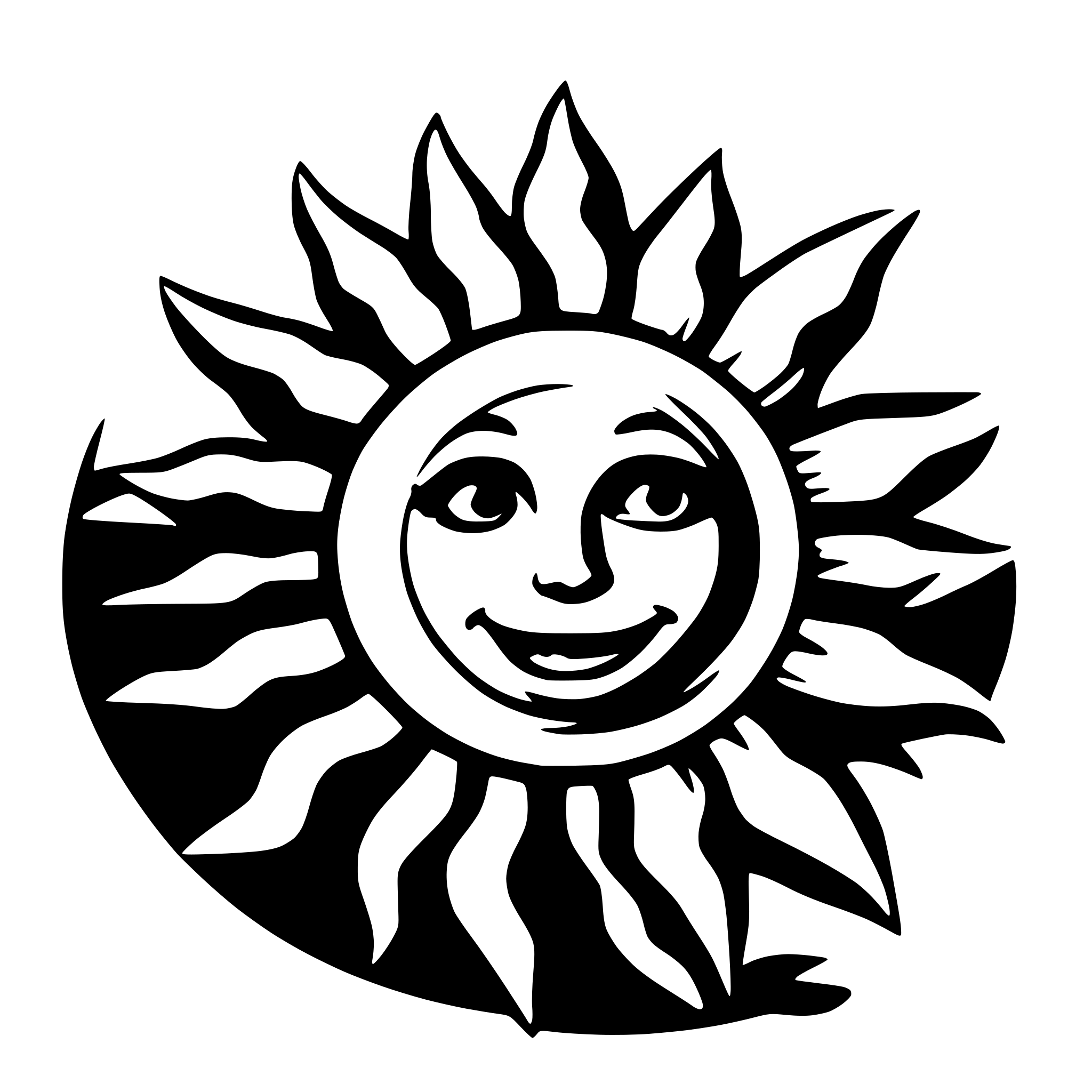 AI-generated SVG of a Sun