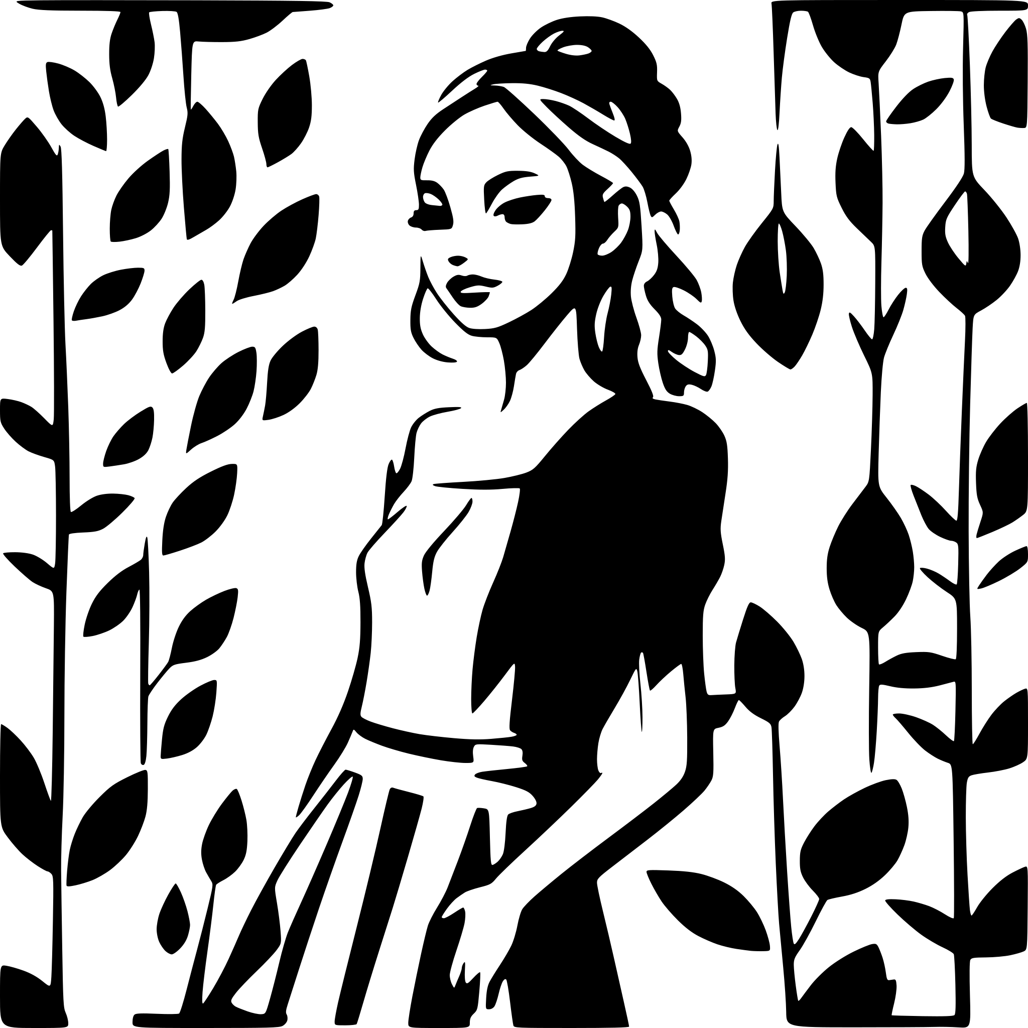 AI-generated SVG of a create a tribal seamless border