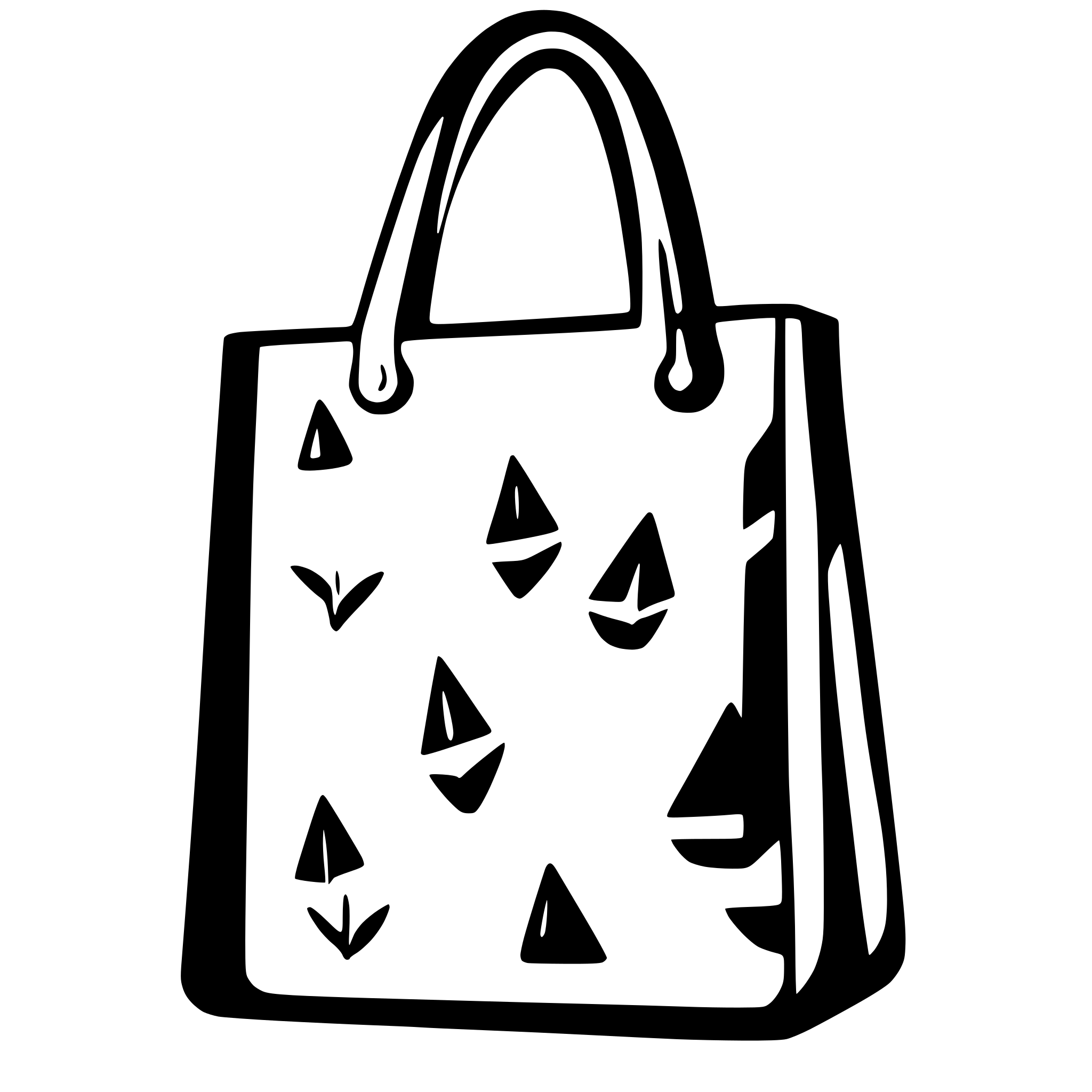 AI-generated SVG of 'tote bag'