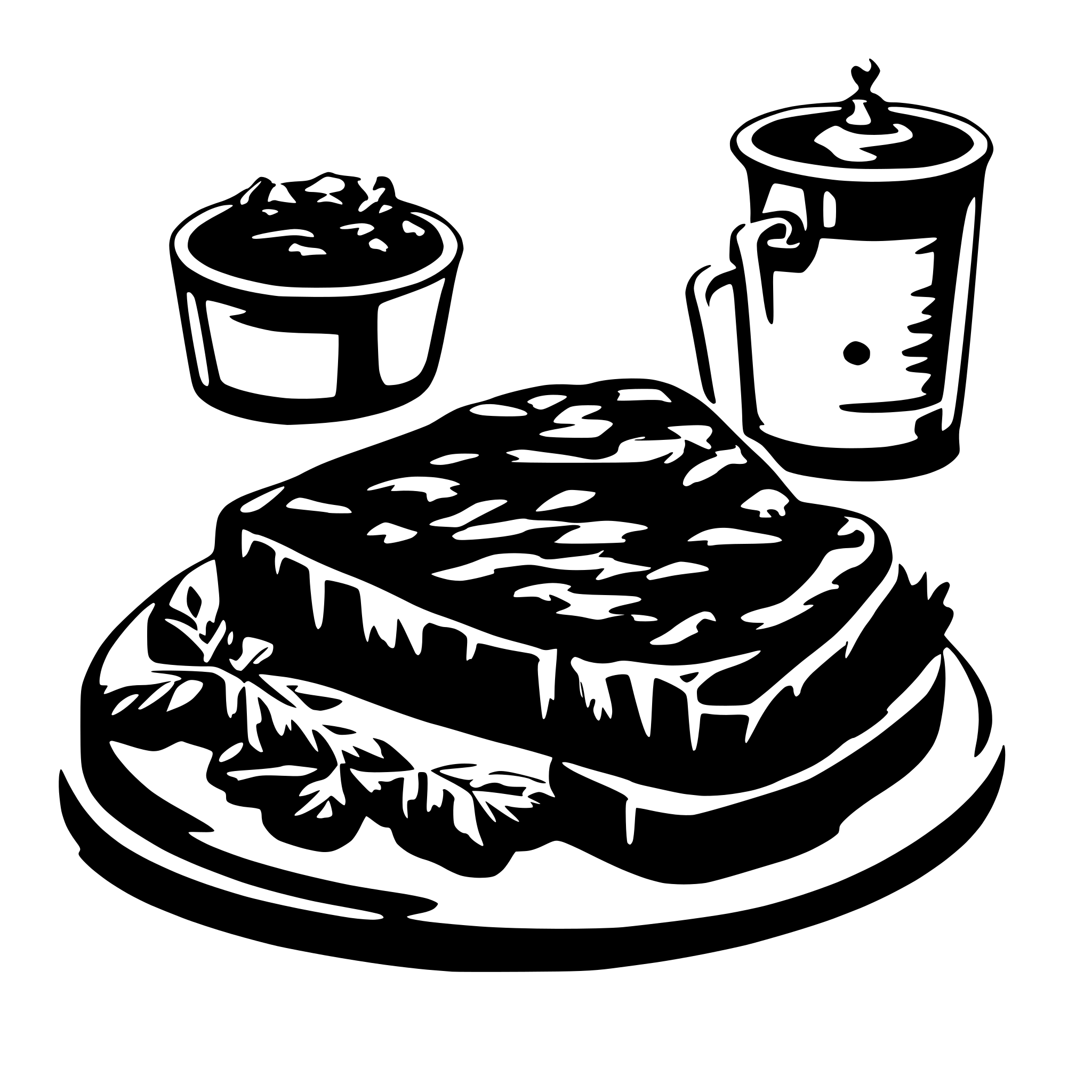AI-generated SVG of a cooked beef