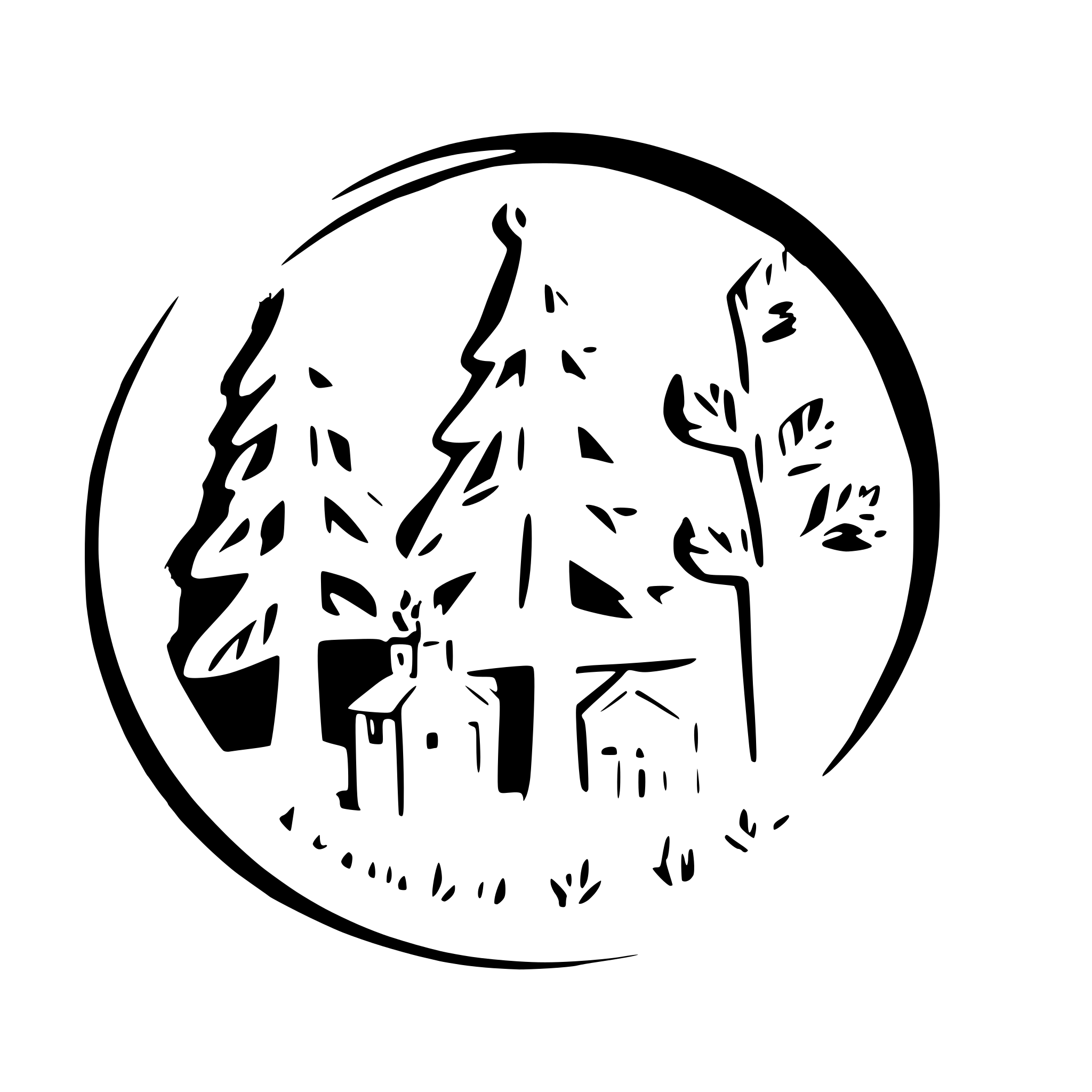 AI-generated SVG of a Christmas
