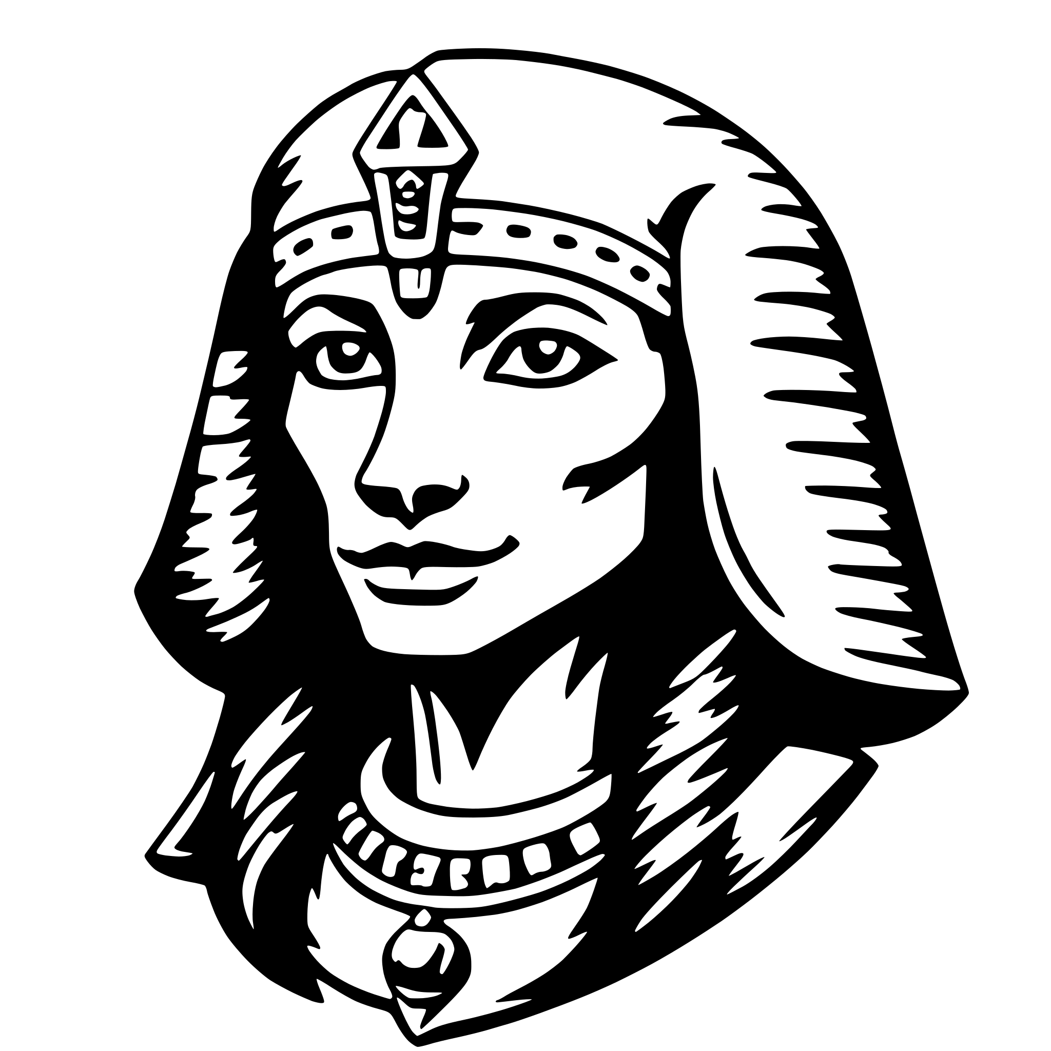 AI-generated SVG of 'sekhmet'