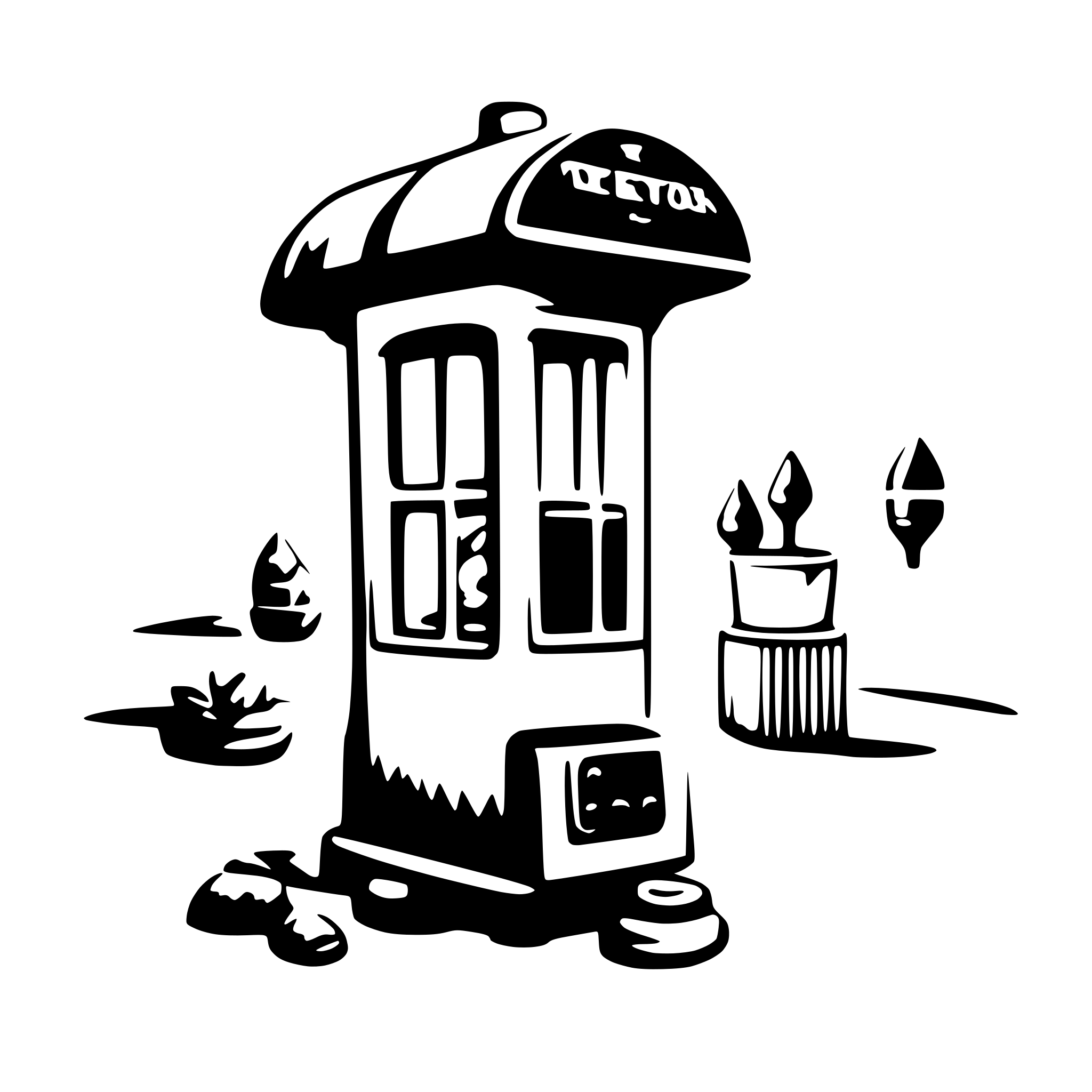 AI-generated SVG of a nostalgic