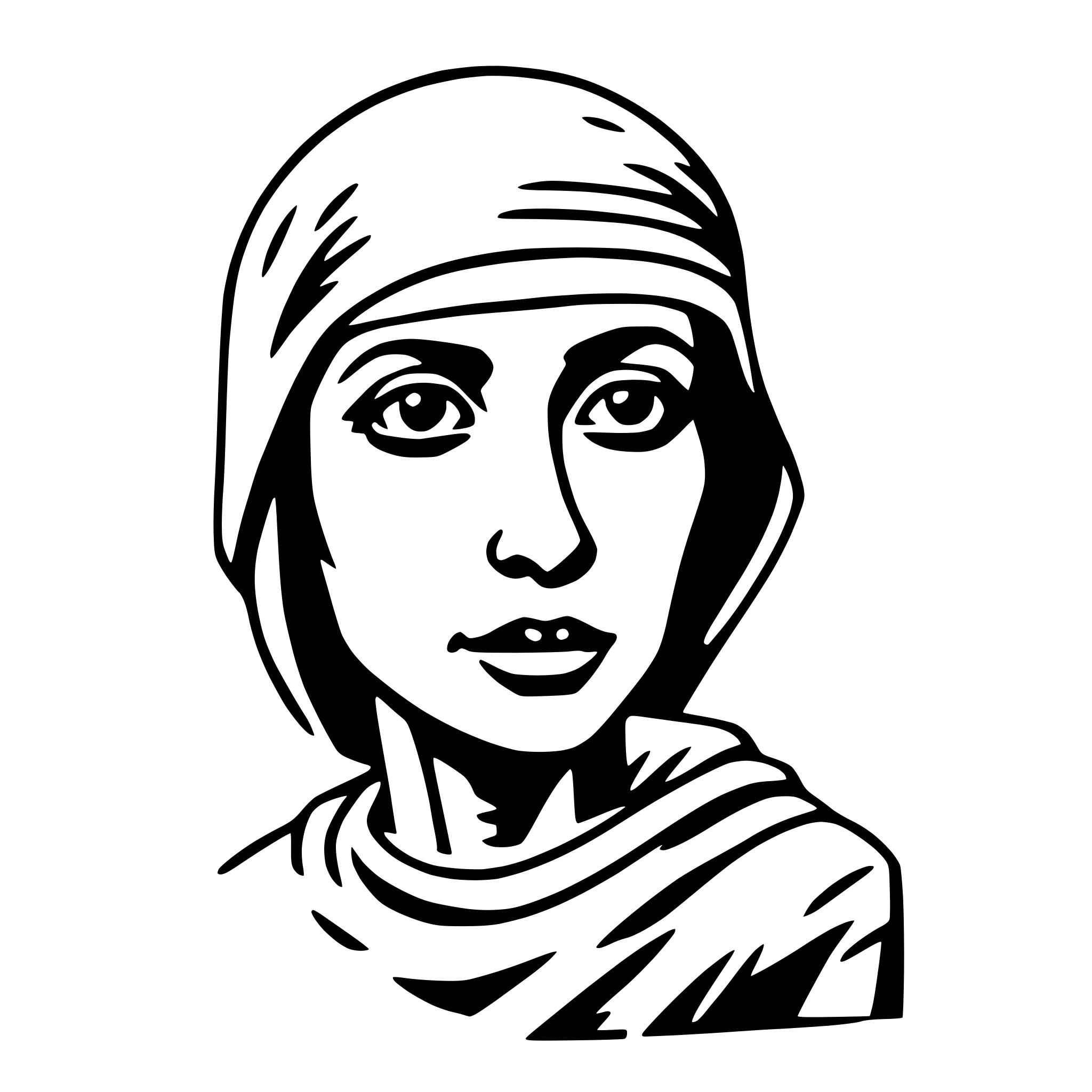 AI-generated SVG of a mummy