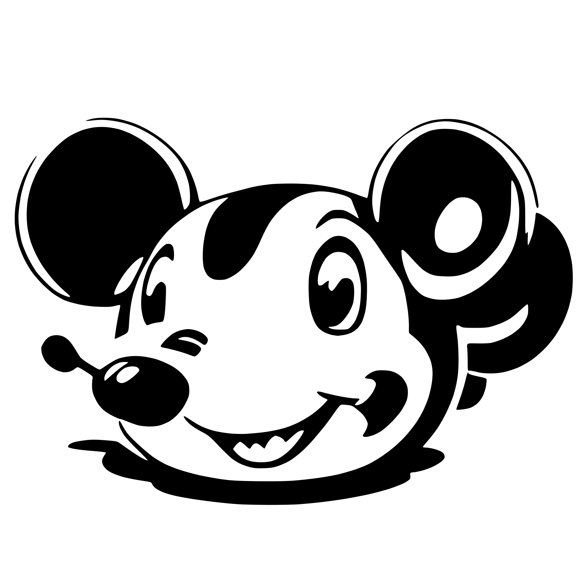 AI-generated SVG of 'micy mouse'