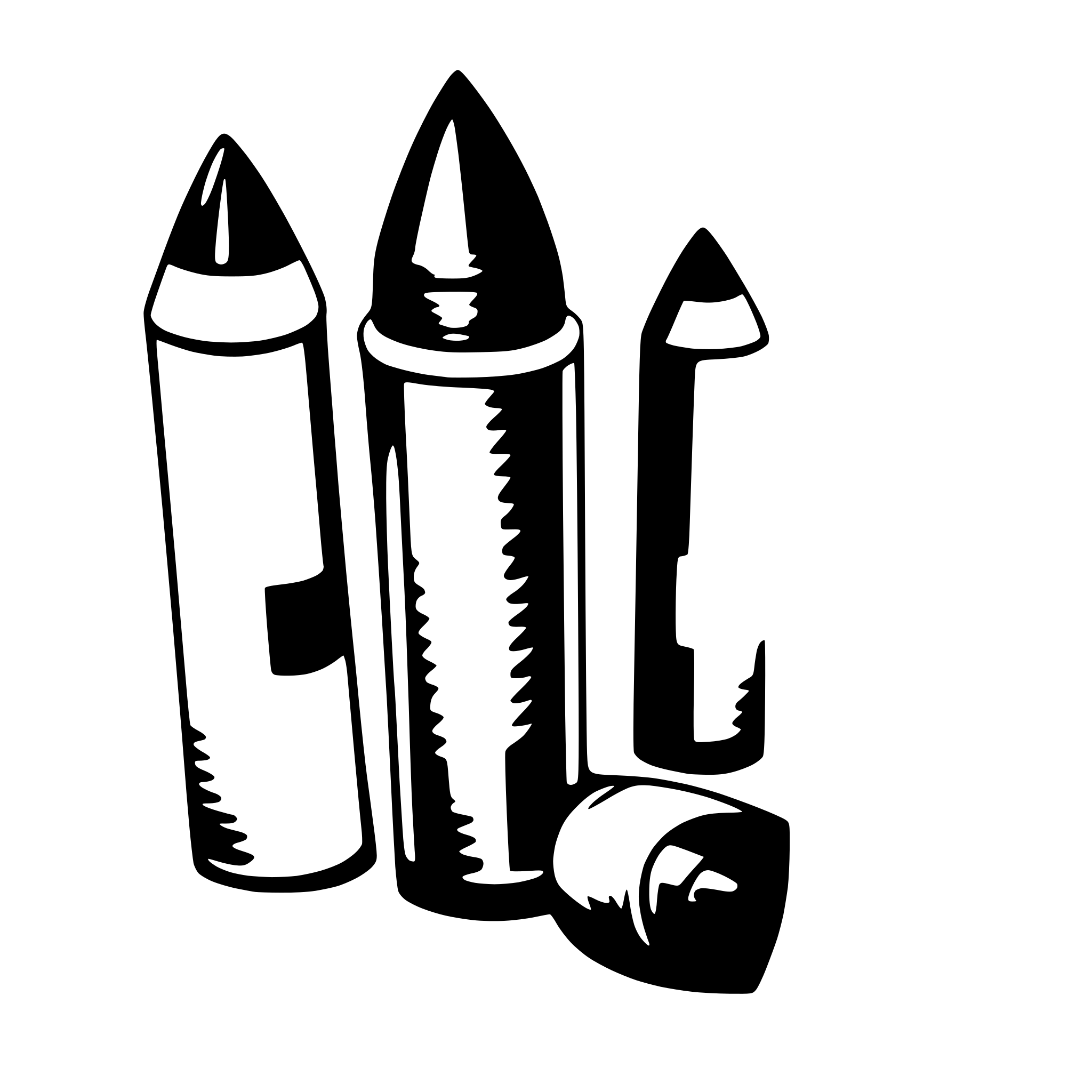 AI-generated SVG of a crayons