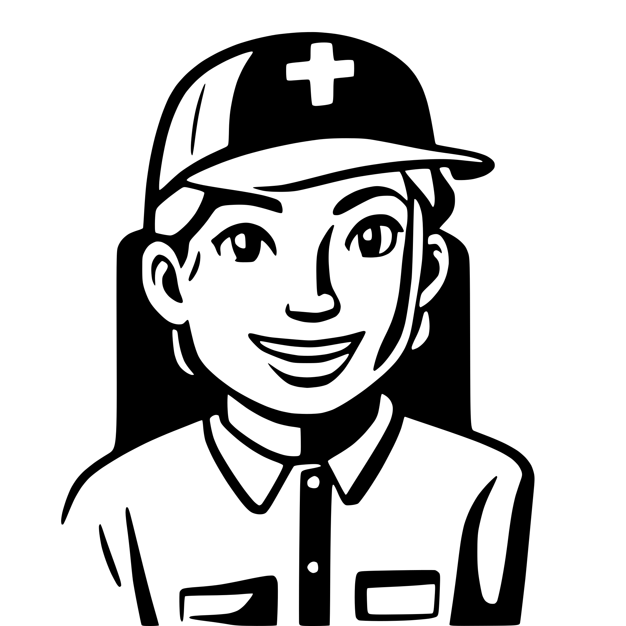 AI-generated SVG of a truck driver