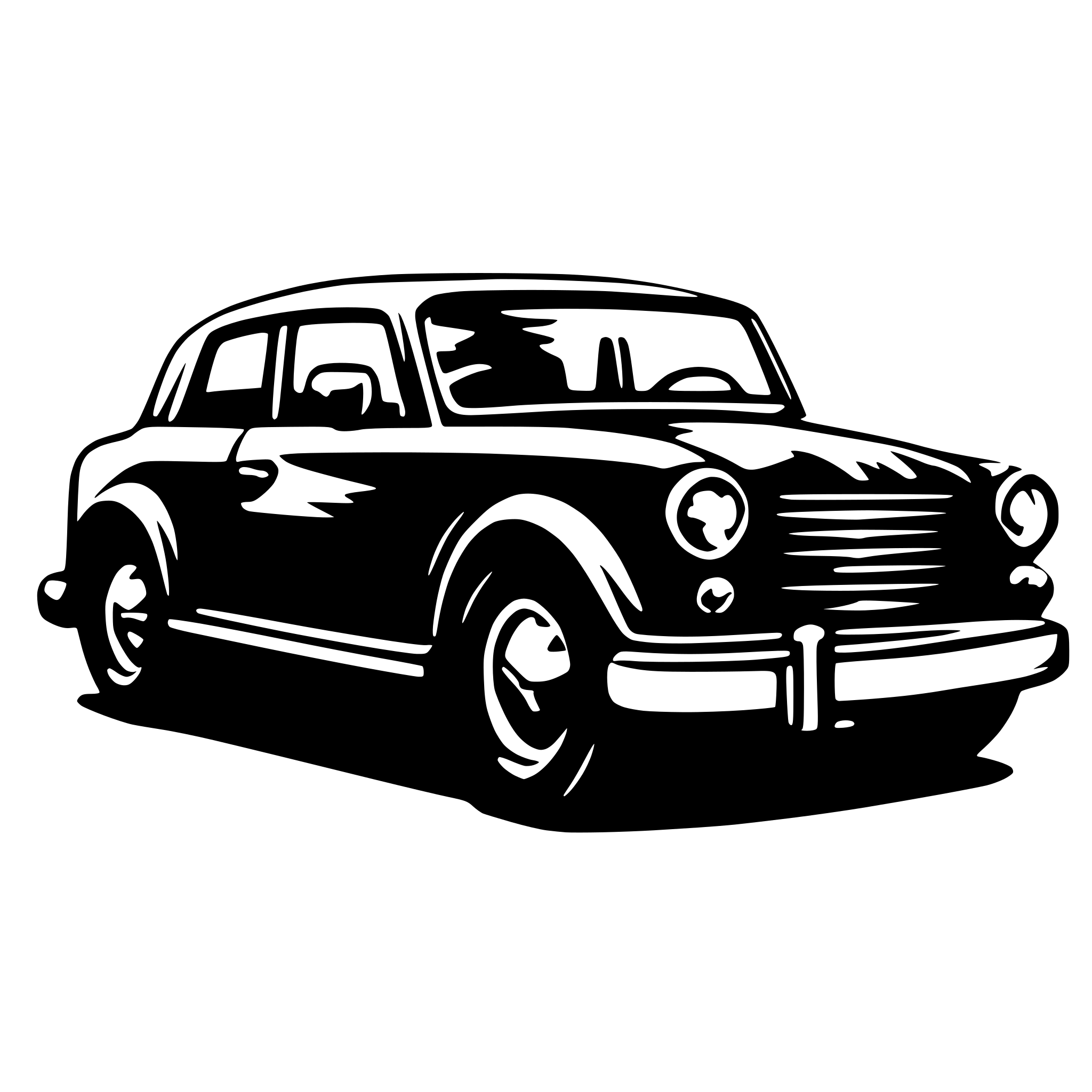 AI-generated SVG of a car
