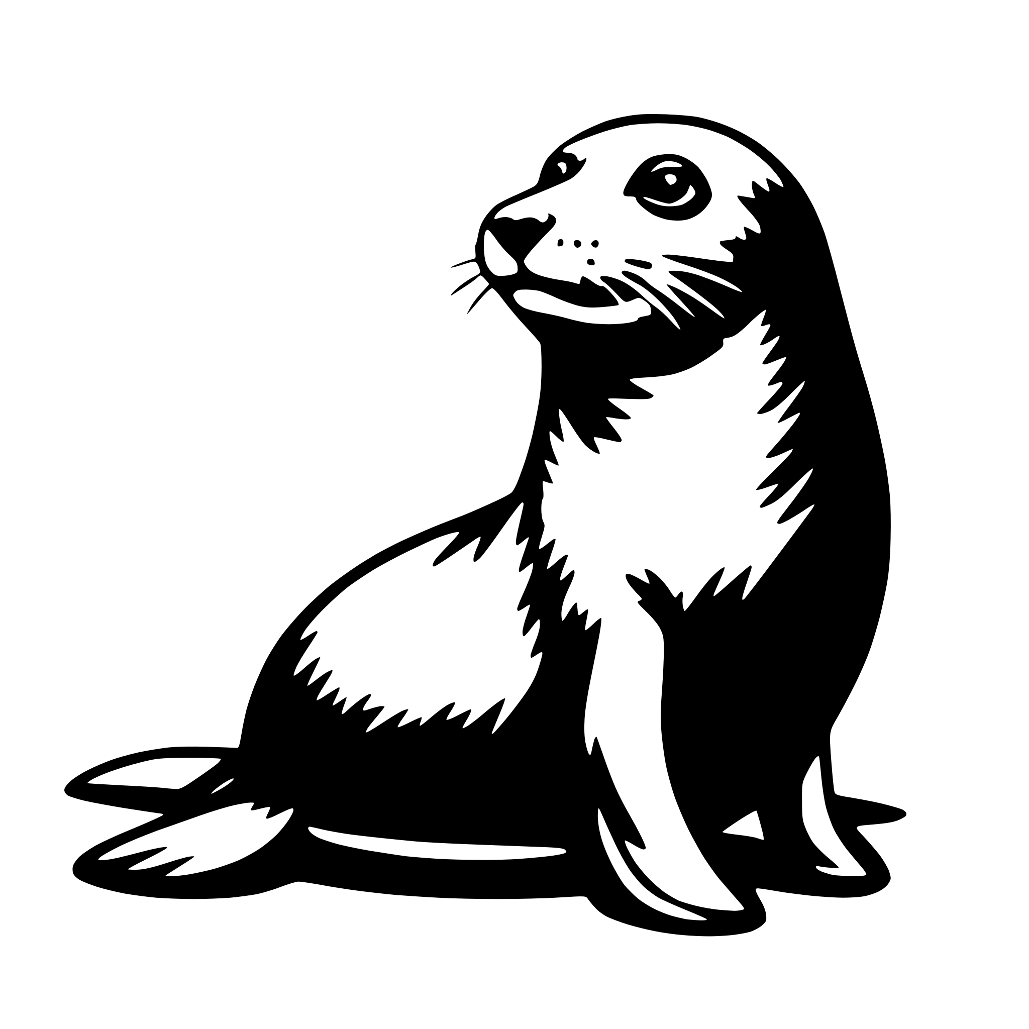 AI-generated SVG of 'seal'