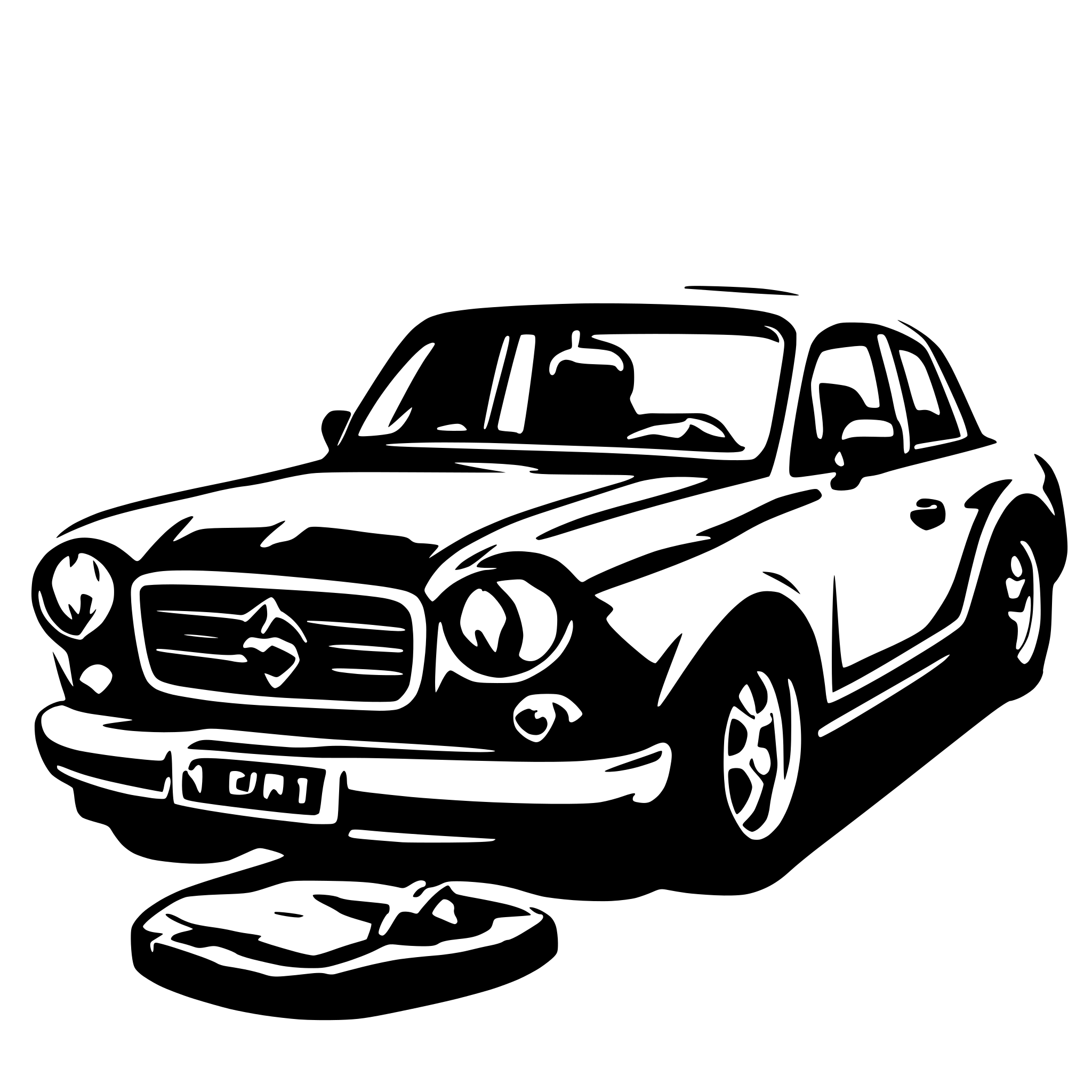 AI-generated SVG of a car repair