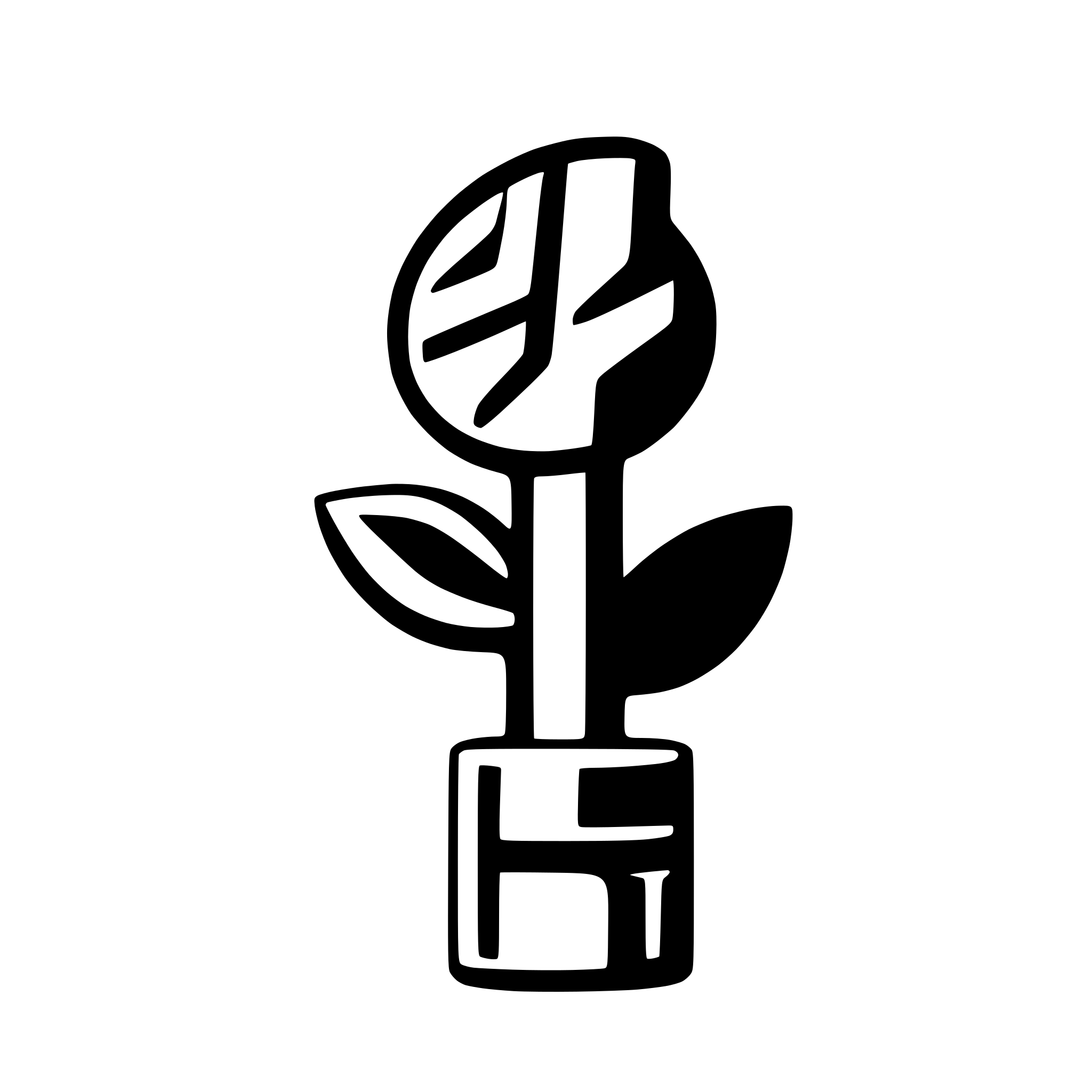 AI-generated SVG of a manual database transfer minimalistic black and white