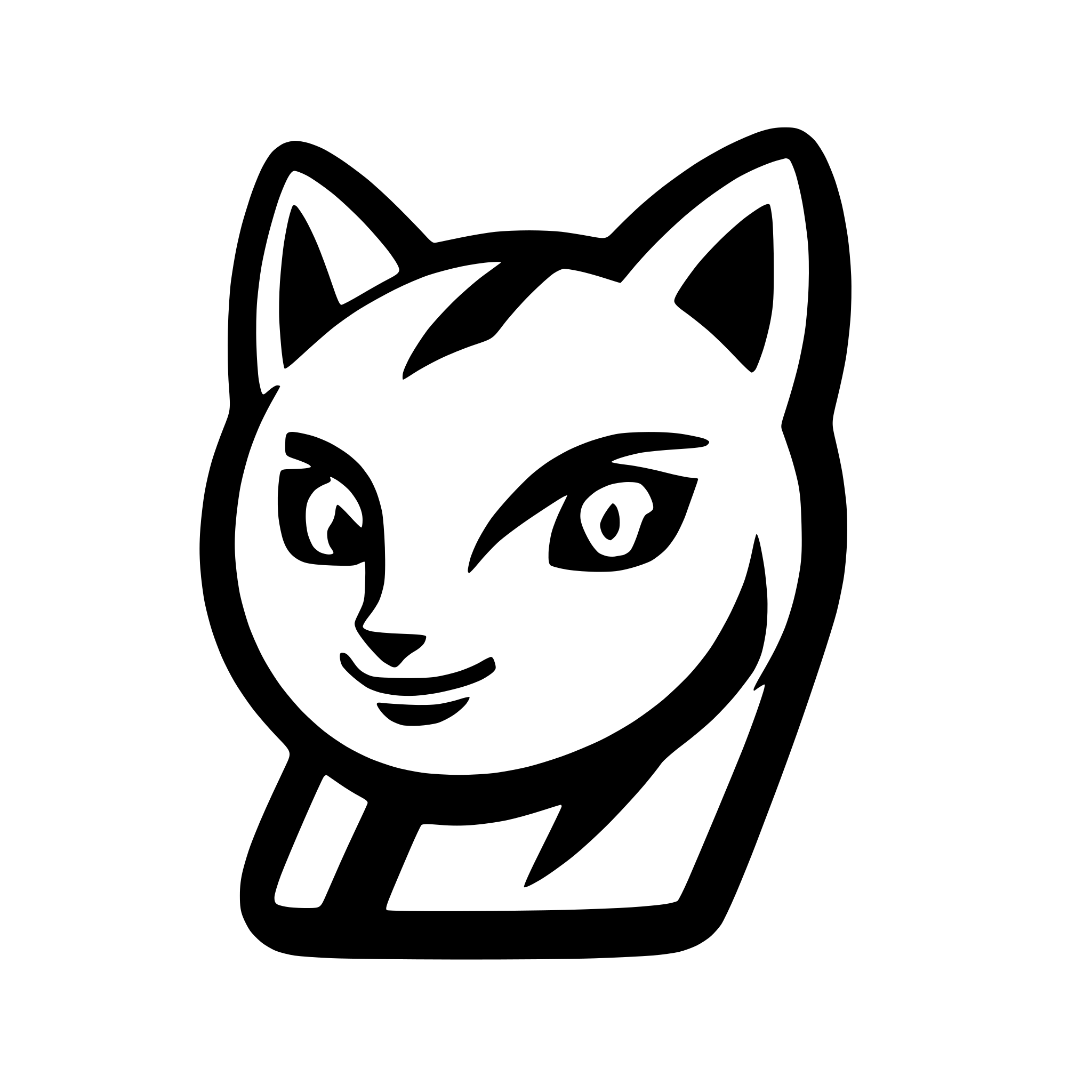 AI-generated SVG of 'Lynx, profile'