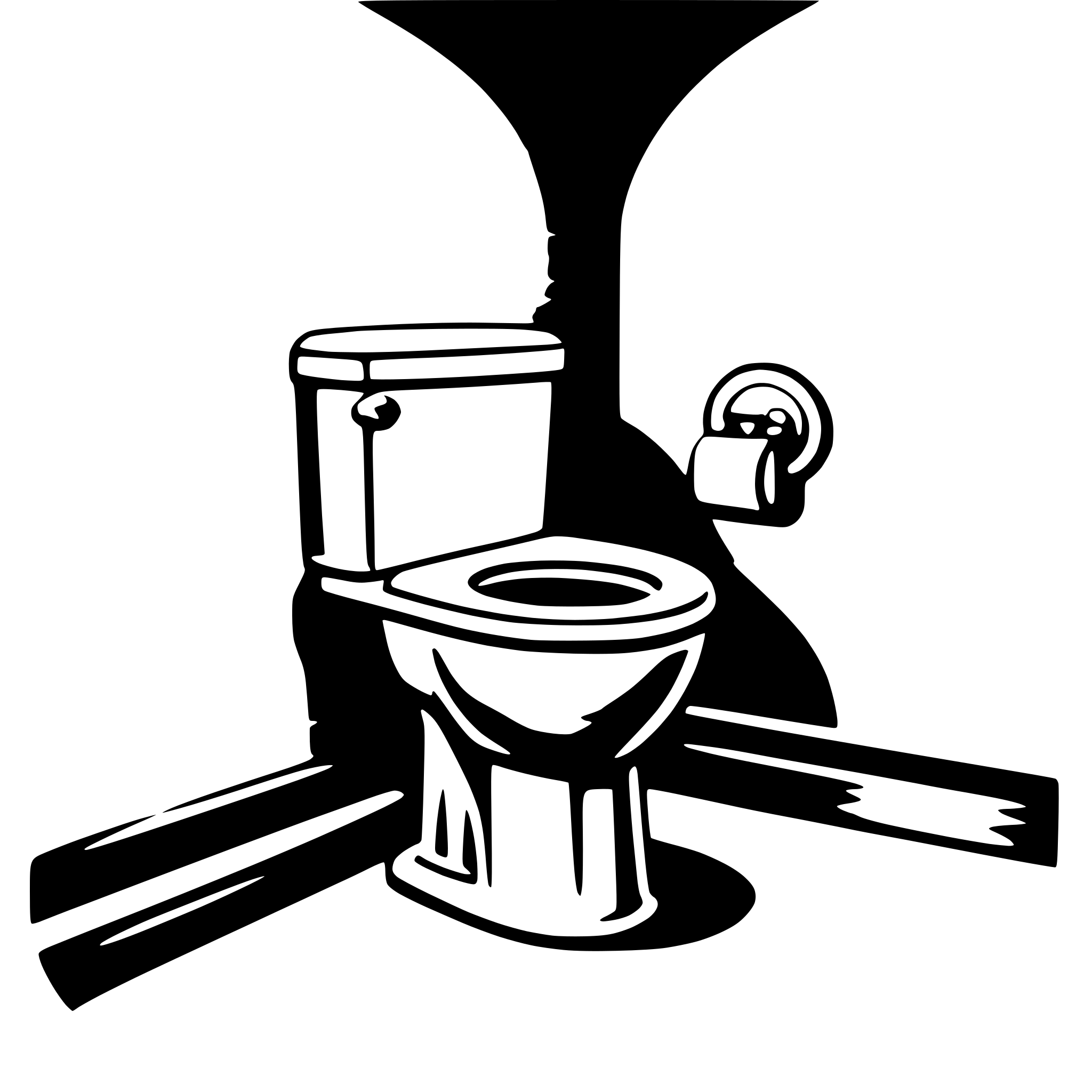 AI-generated SVG of a toilet