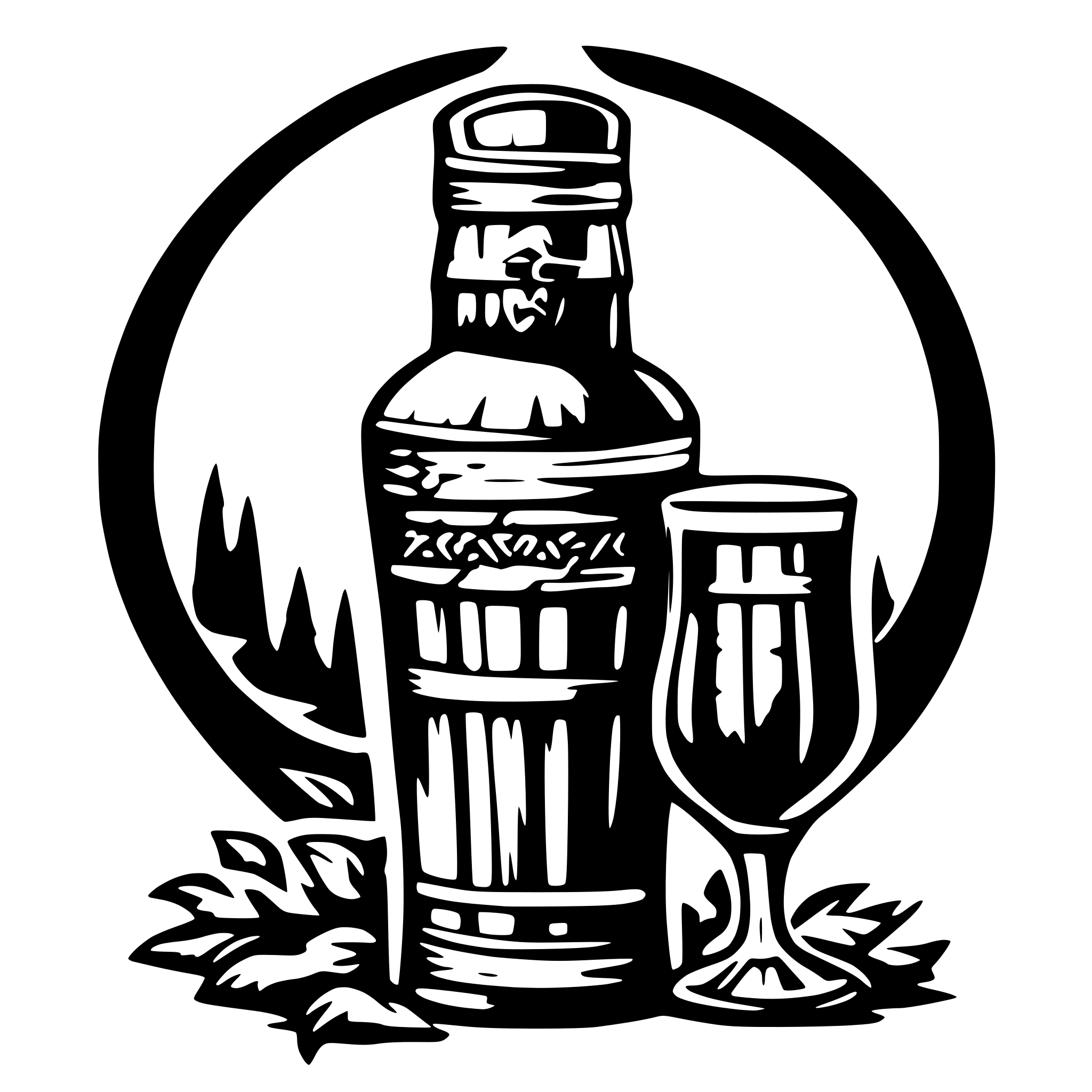 AI-generated SVG of a viking biere skal