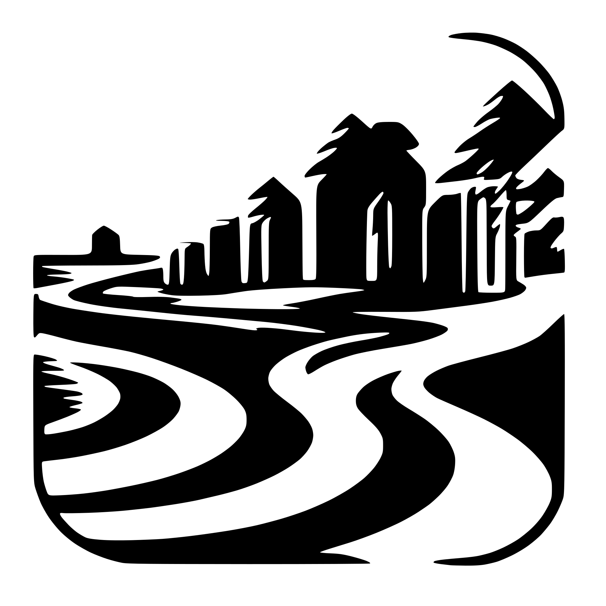 AI-generated SVG of 'cirular dark wave'