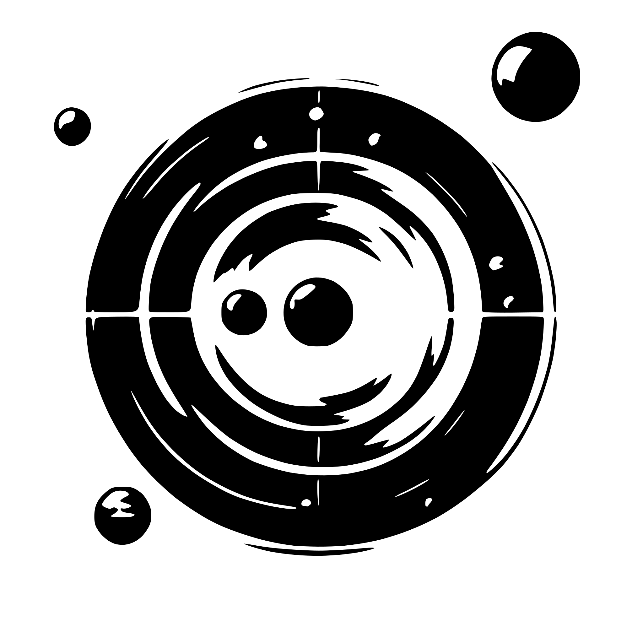 AI-generated SVG of 'solar system outline'