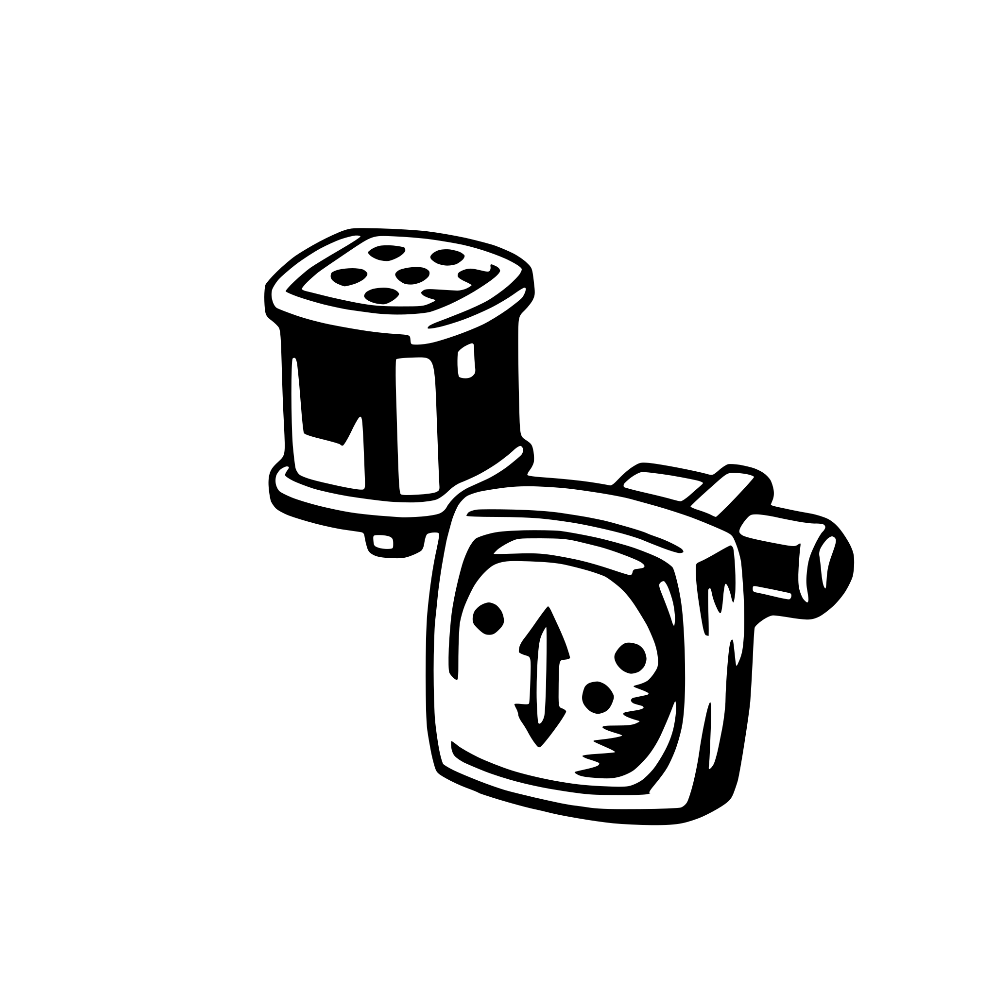 AI-generated SVG of a cufflink
