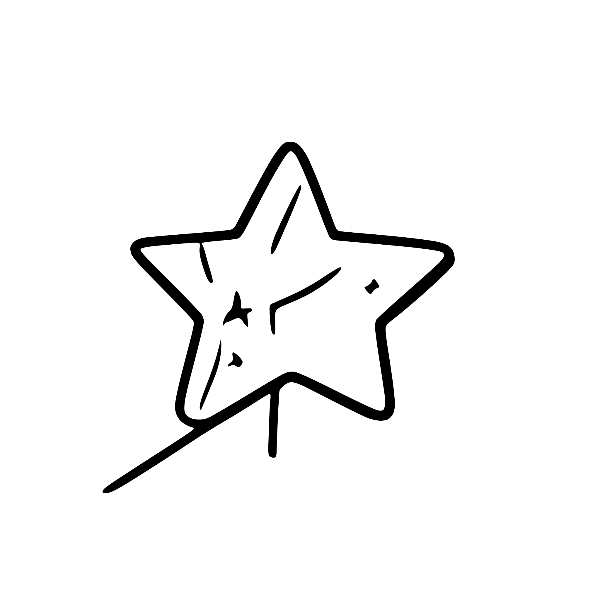AI-generated SVG of a star