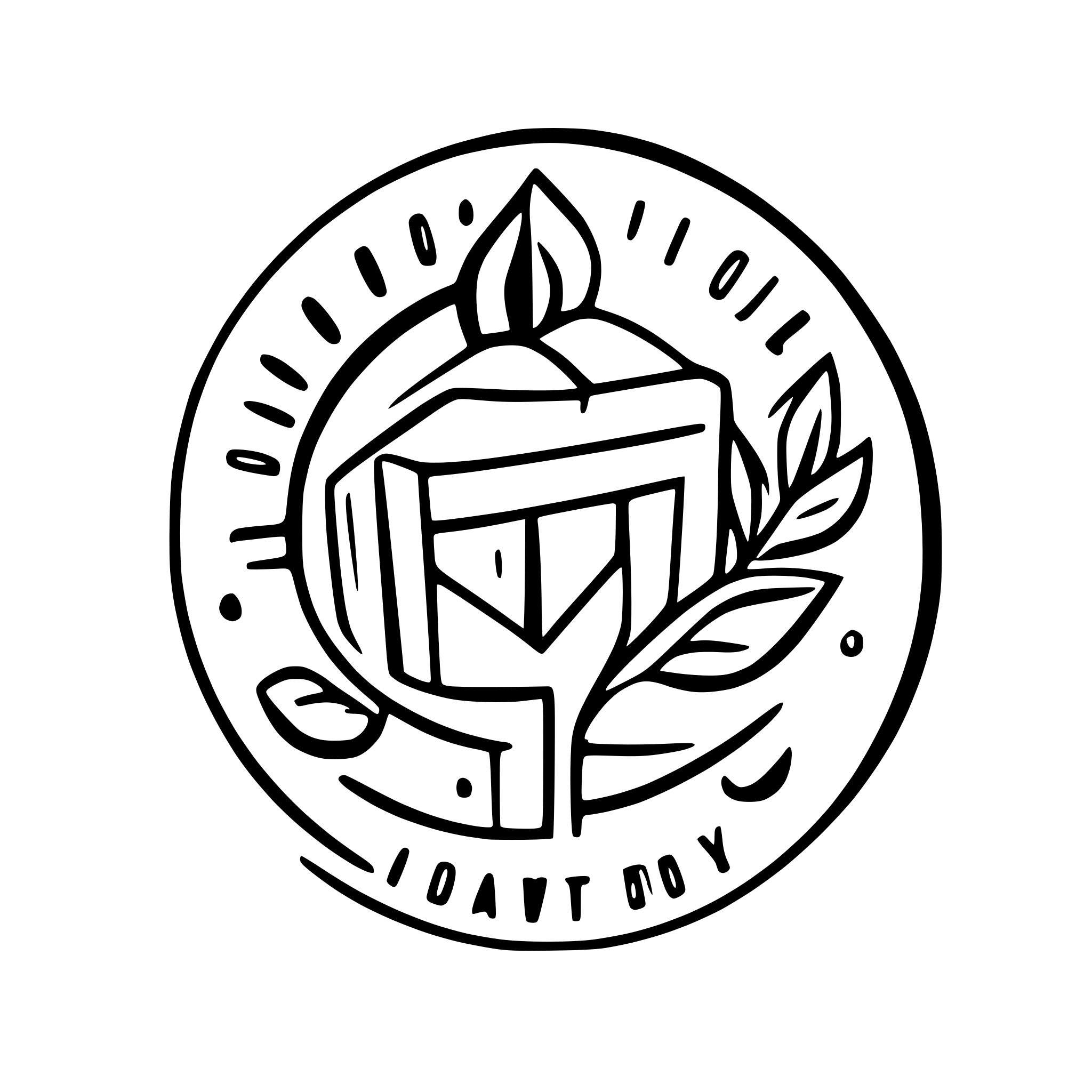 AI-generated SVG of a Create a logo for by business Title will be The Artt Club