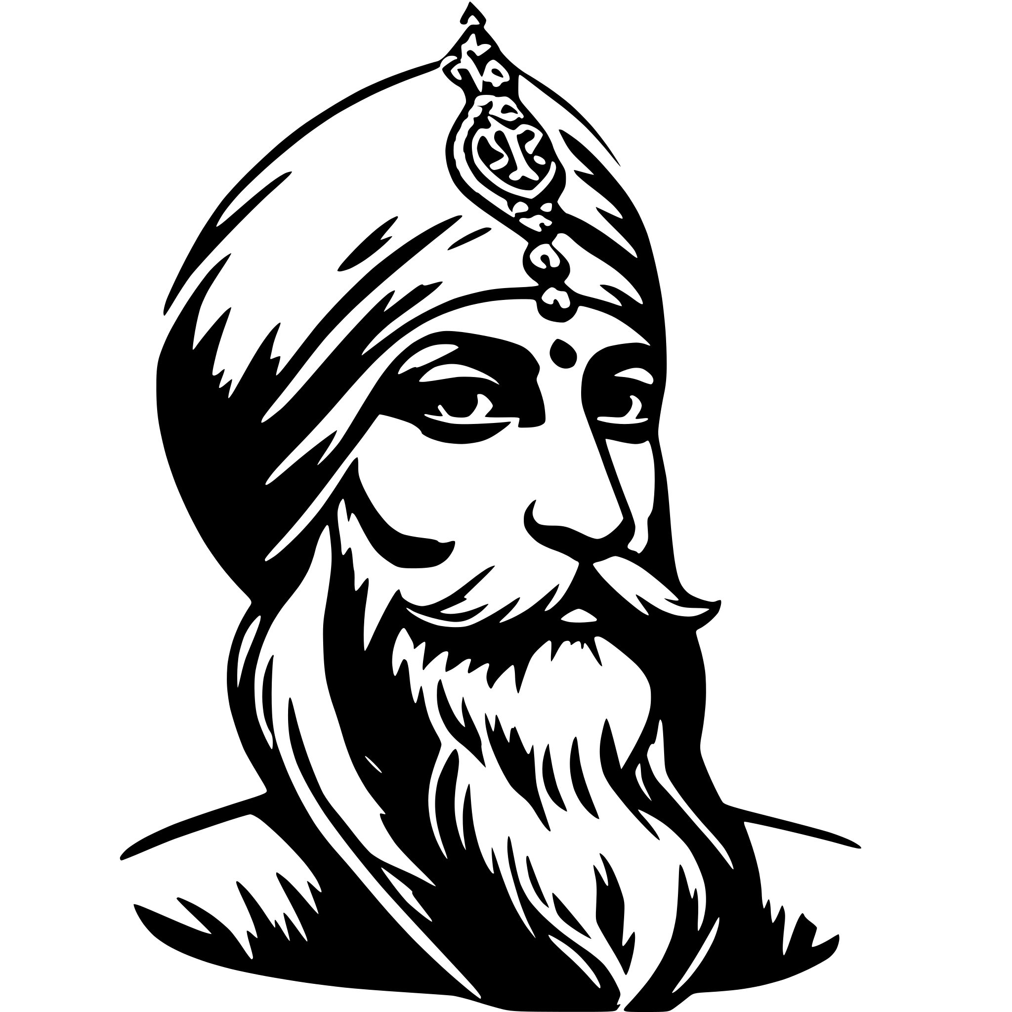 AI-generated SVG of 'gursikh'