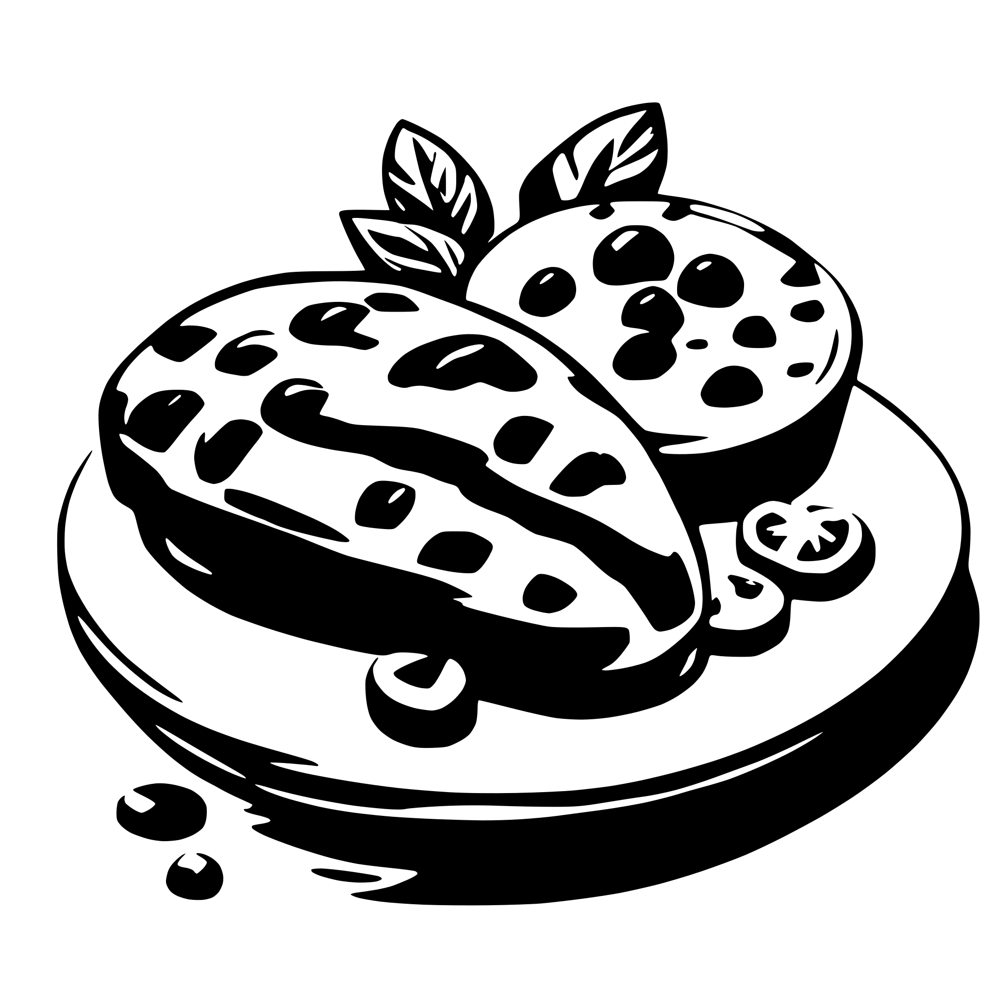 AI-generated SVG of 'food'